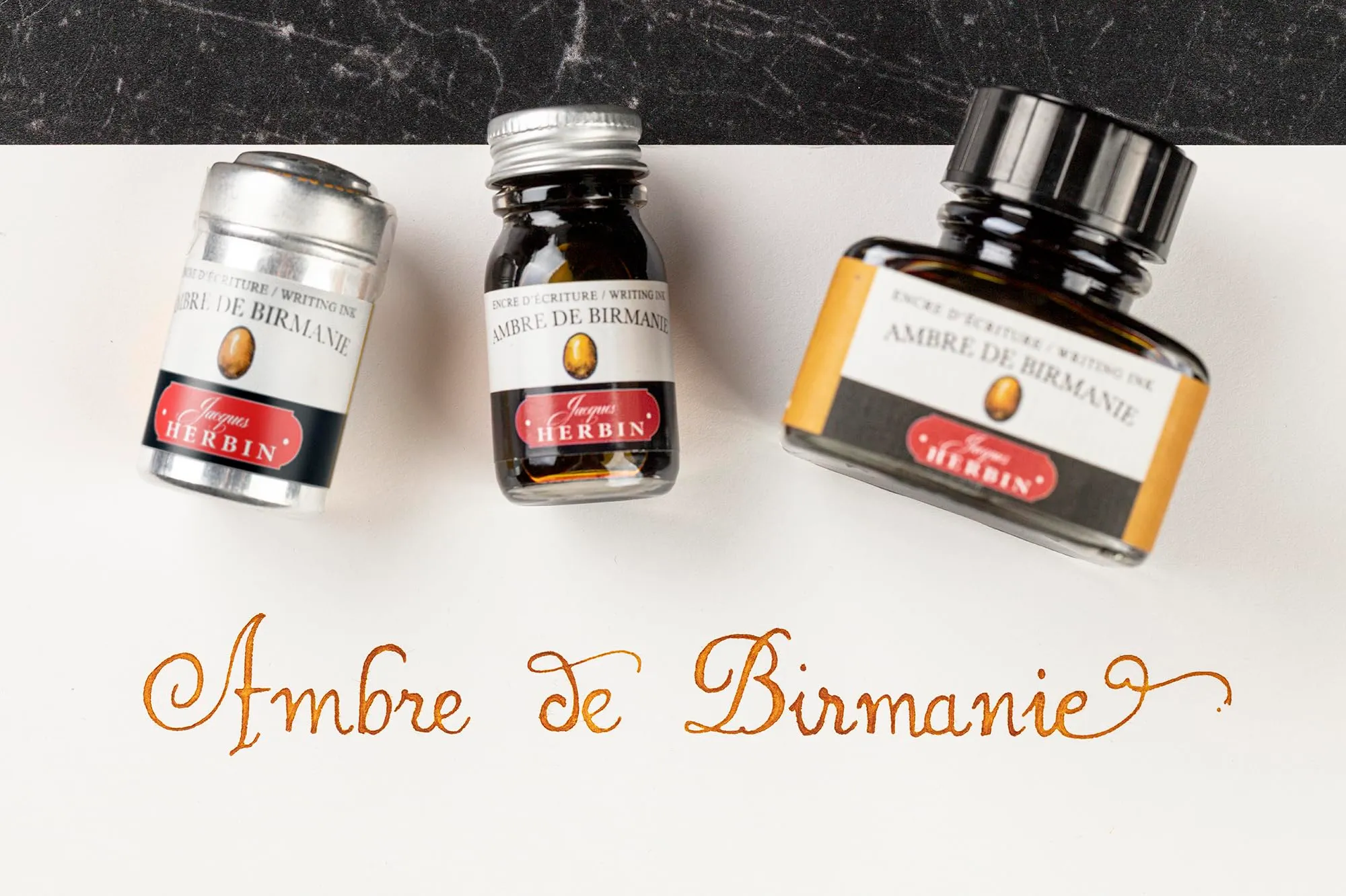 Jacques Herbin Ambra di Birmania Ink Set, 10 ml - immagine 6