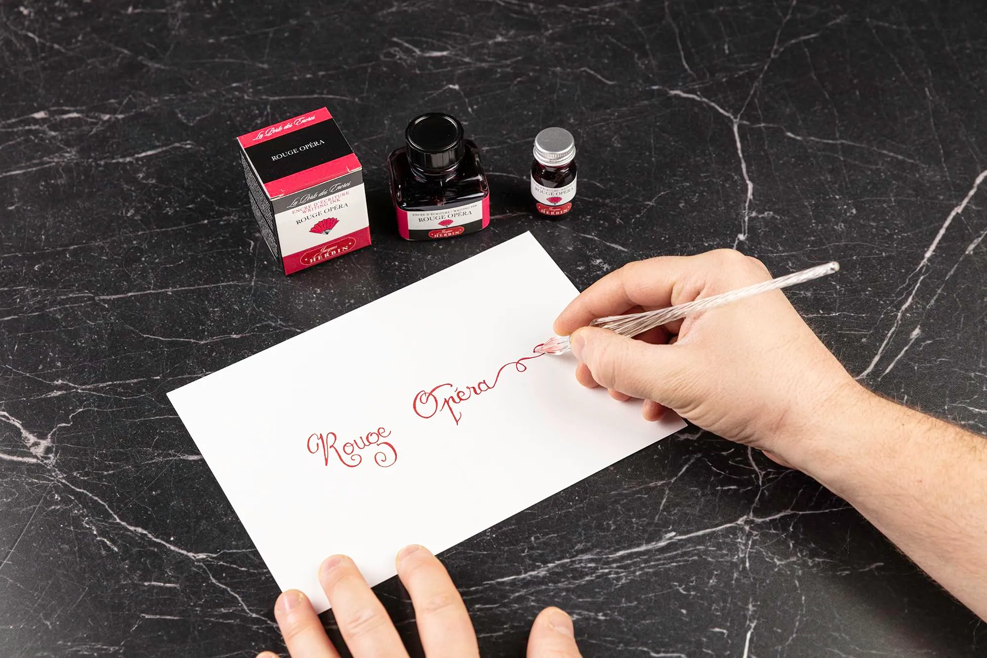 Jacques Herbin 11568T Rosso Opera Ink, 10 ml - immagine 6