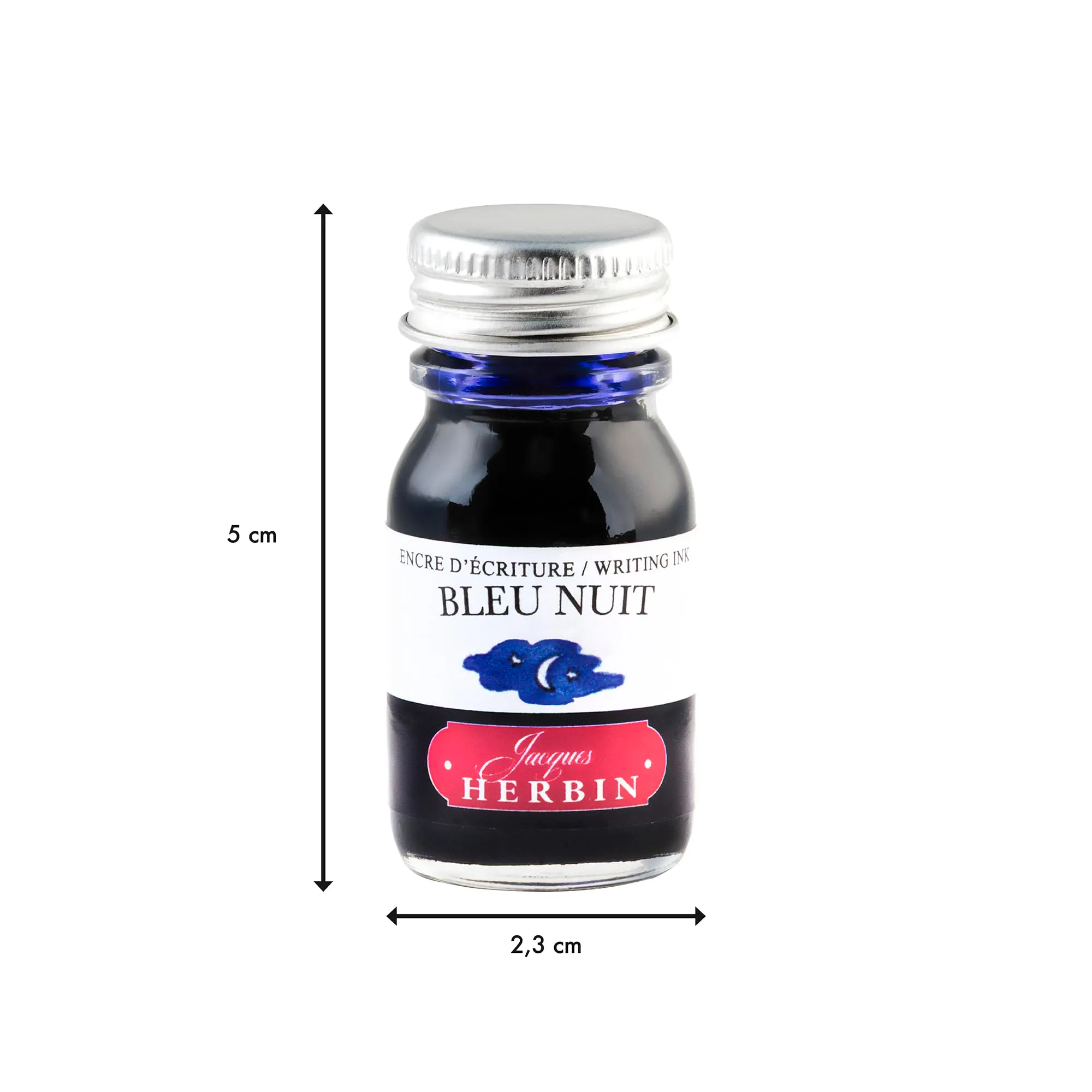 Jacques Herbin 11519T Ink Set, Blu Notte, 10 ml - immagine 2