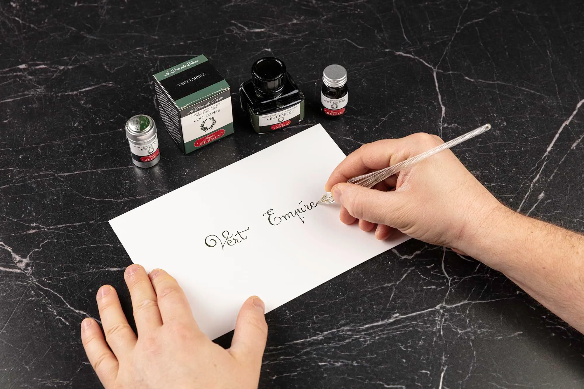 Jacques Herbin Verde Emporio Ink, 10 ml - immagine 6
