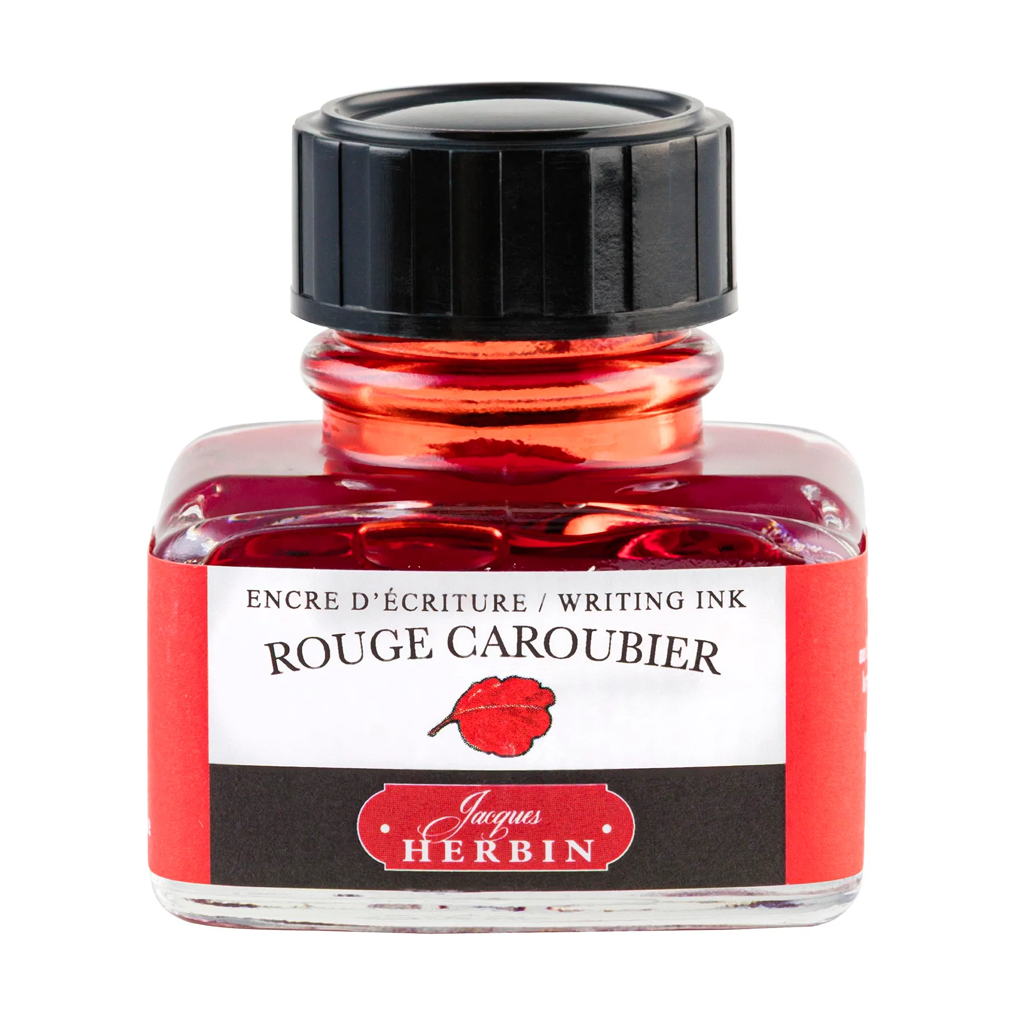 Jacques Herbin 13022T Fountain Pen Ink, Rosso Carruba, 30 ml - immagine 1