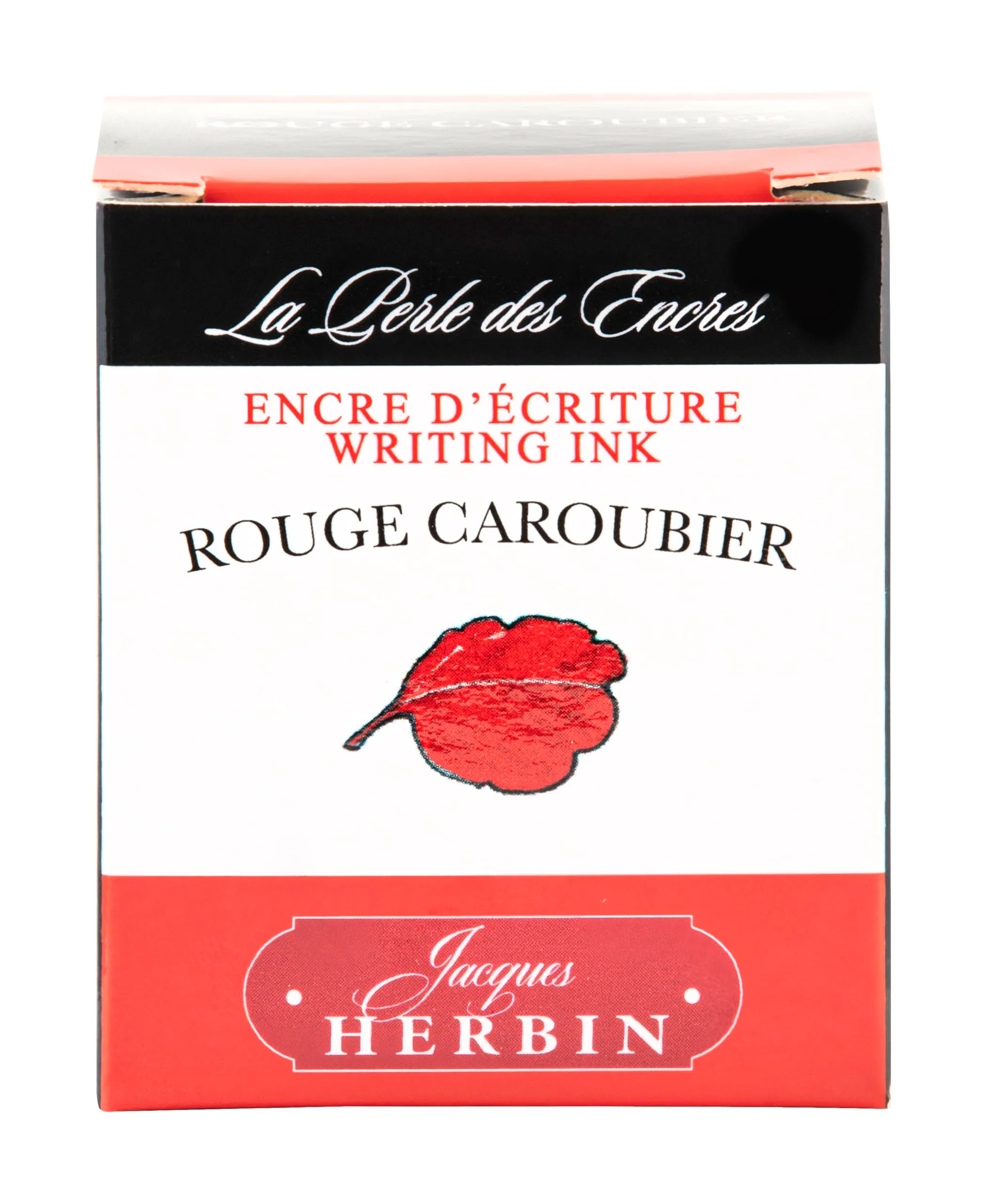 Jacques Herbin 13022T Fountain Pen Ink, Rosso Carruba, 30 ml - immagine 2