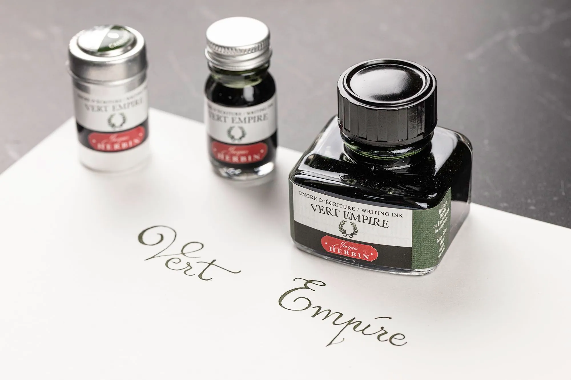 Jacques Herbin Verde Impero Ink, 30 ml - immagine 6