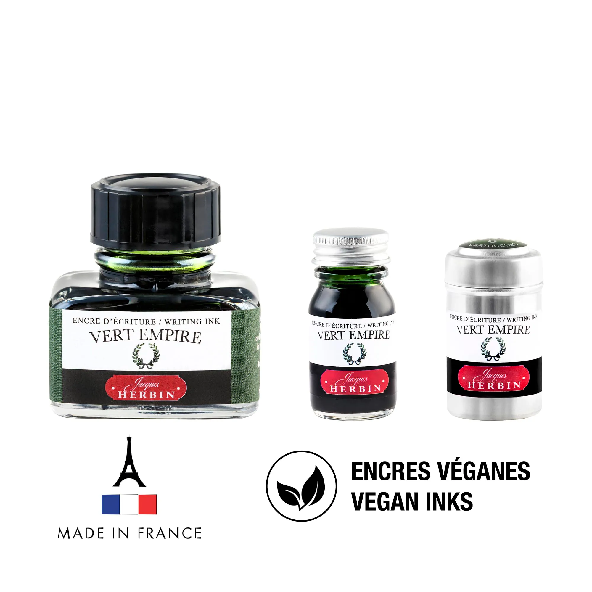 Jacques Herbin Verde Impero Ink, 30 ml - immagine 7