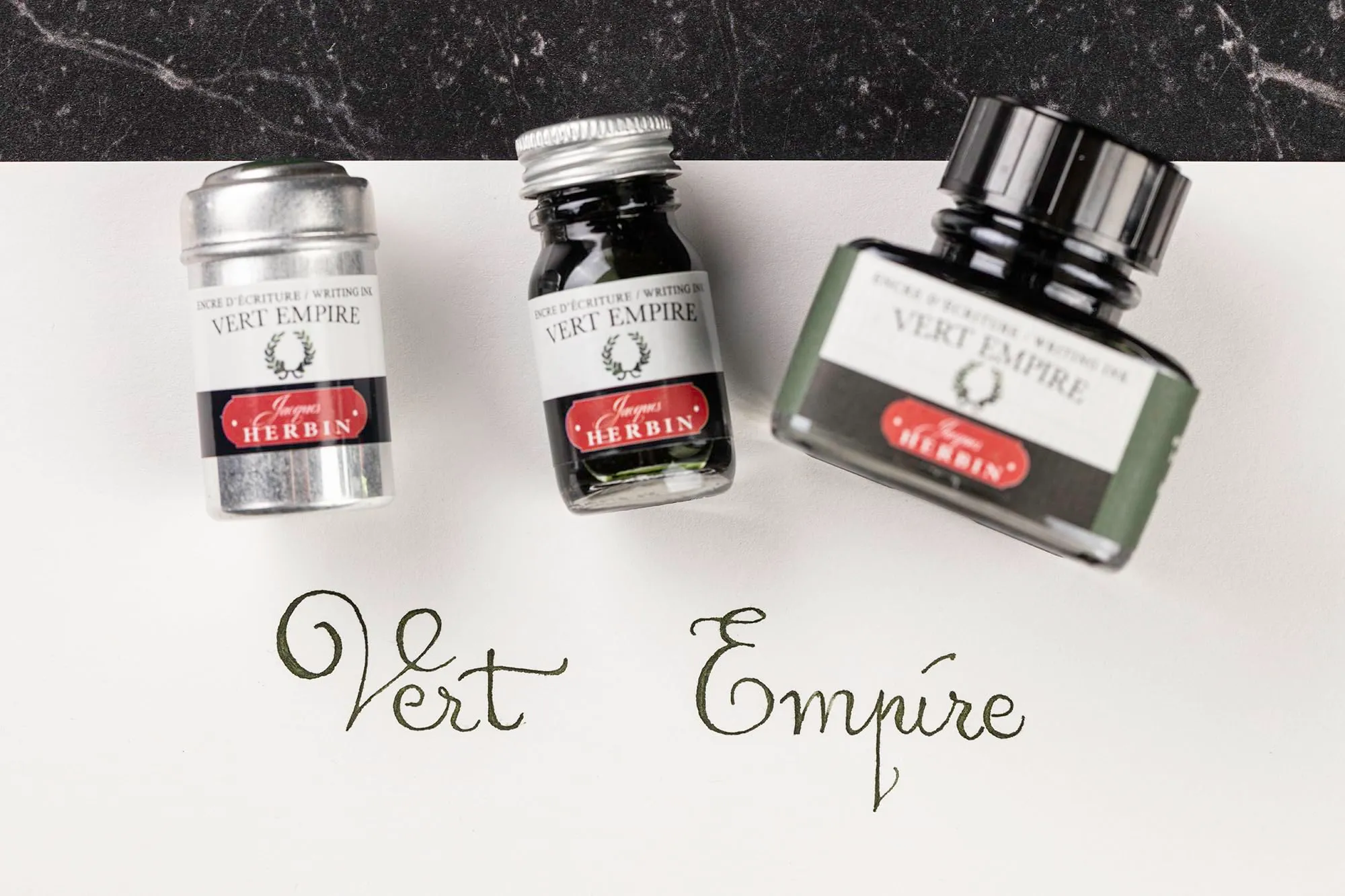 Jacques Herbin Verde Impero Ink, 30 ml - immagine 10