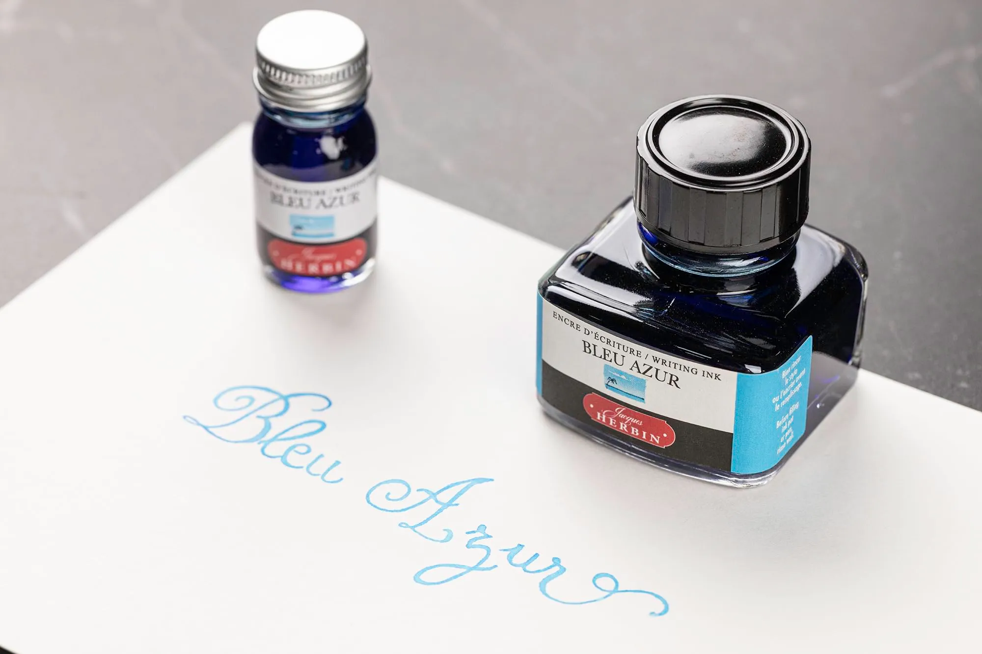 Jacques Herbin 11512T Inchiostro per penna stilografica, Blu Azzurro, 10 ml - immagine 4