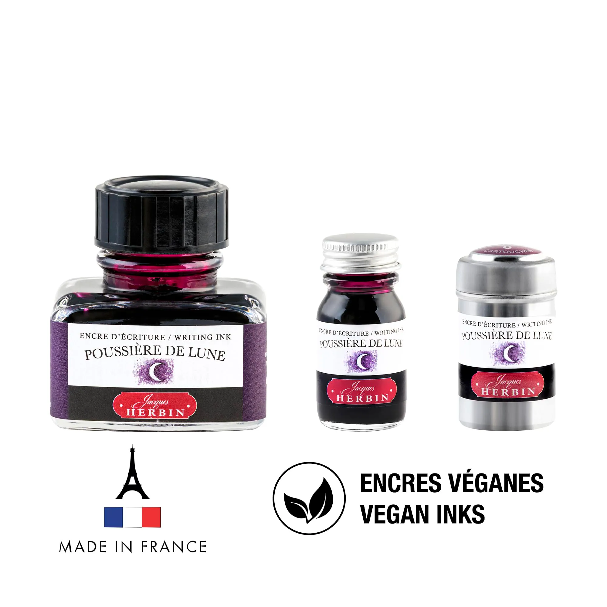 Jacques Herbin 11548T Polvere di Luna Ink Set, 10 ml - immagine 5