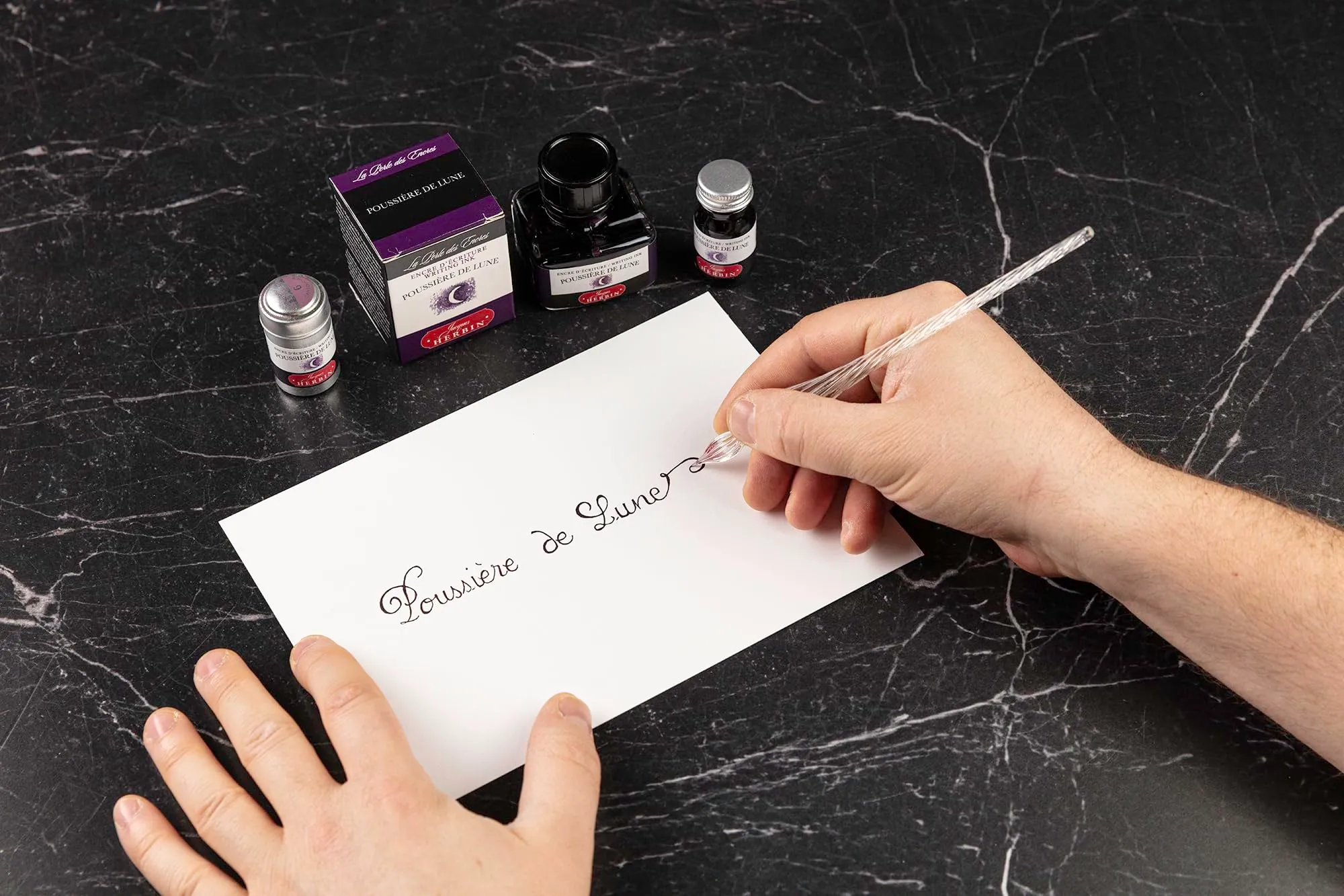Jacques Herbin 11548T Polvere di Luna Ink Set, 10 ml - immagine 6