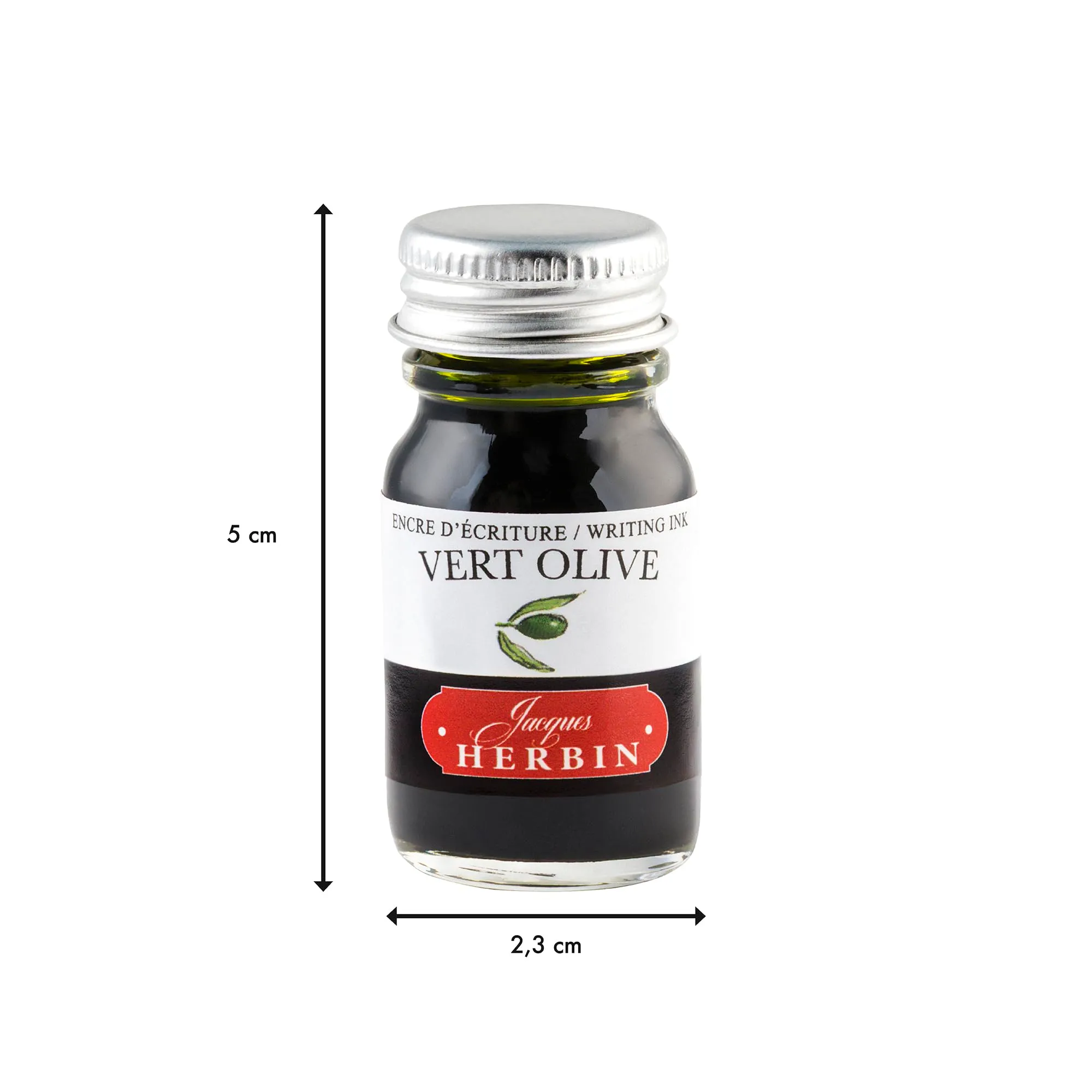 Jacques Herbin 11536T Ink, Verde Oliva, 10 ml - immagine 2