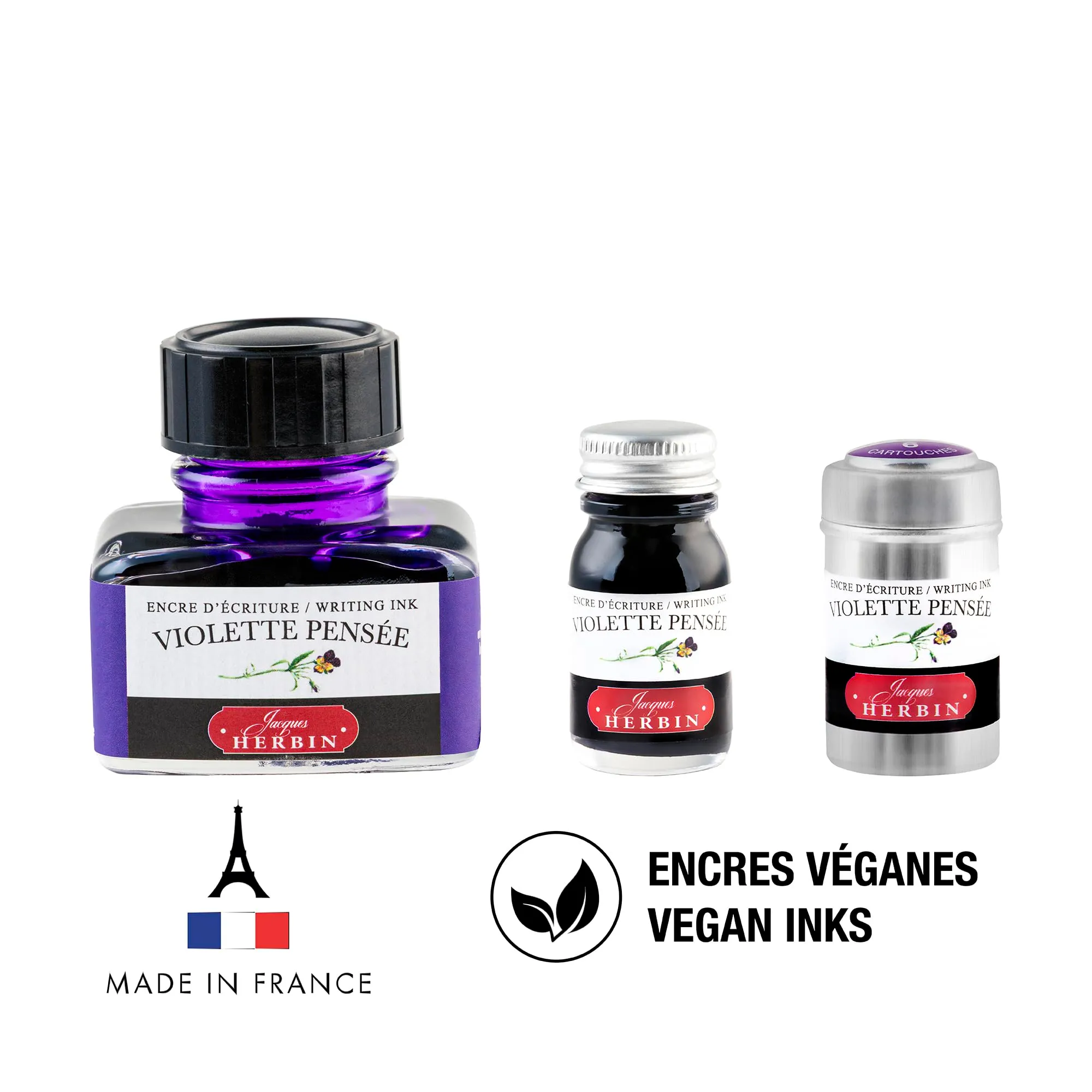 Jacques Herbin 11577T Viola del Pensiero Ink Set, 10 ml - immagine 5