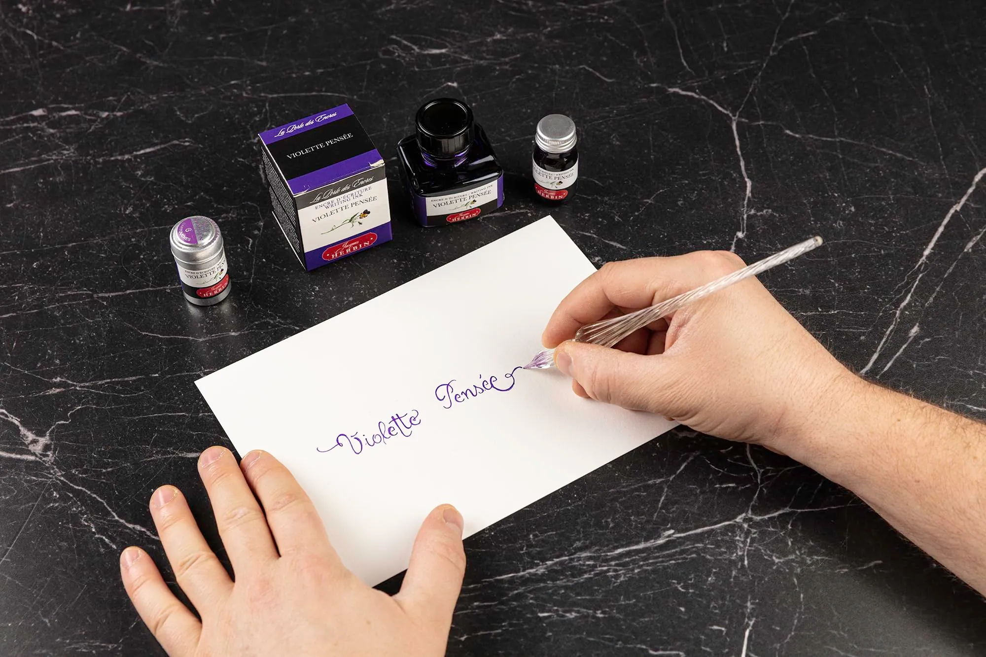 Jacques Herbin 11577T Viola del Pensiero Ink Set, 10 ml - immagine 6