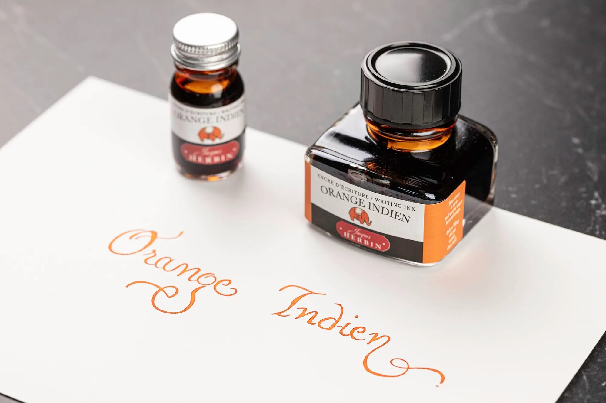 Jacques Herbin 13057T Fountain Pen Ink, Arancione d'India, 30 ml - immagine 4