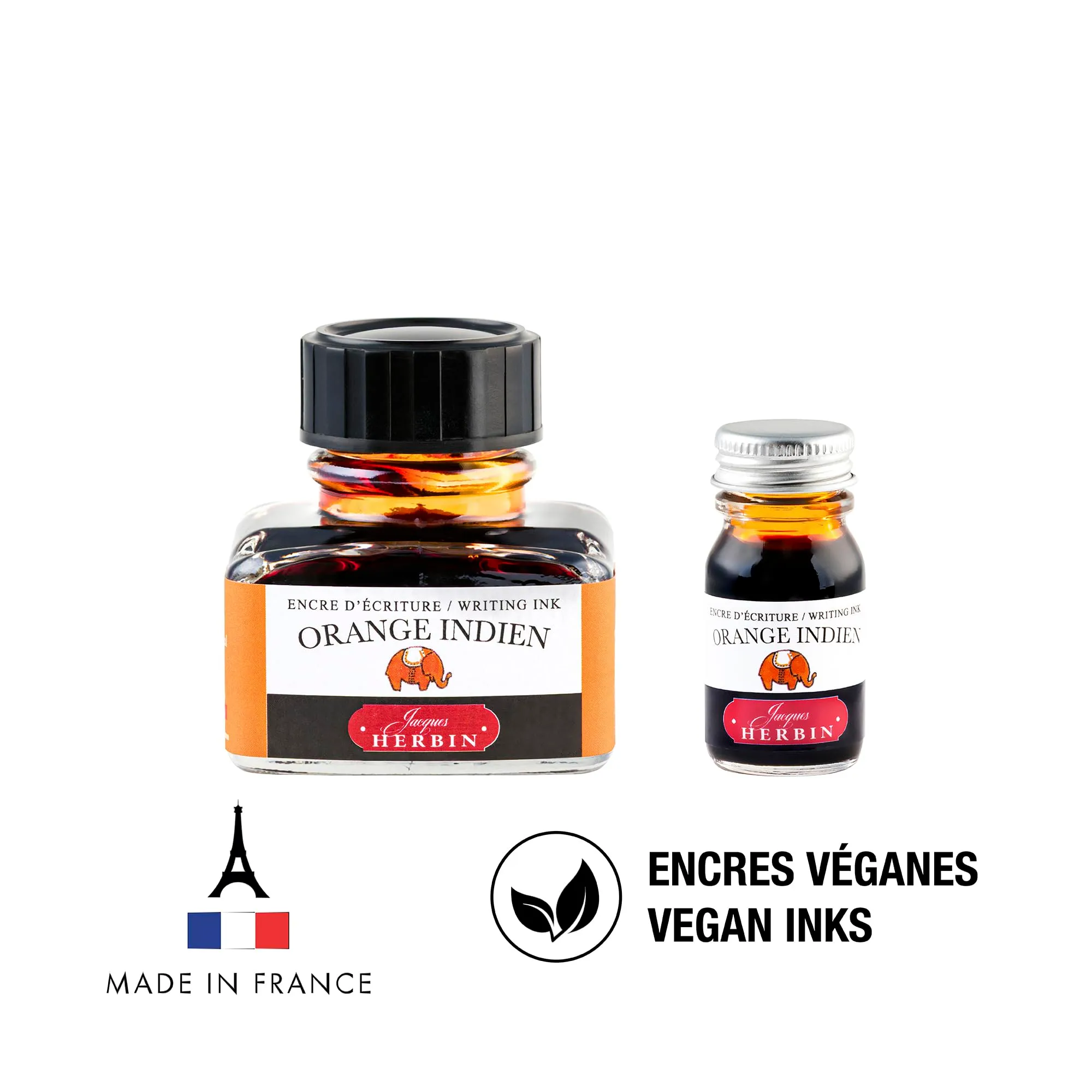Jacques Herbin 13057T Fountain Pen Ink, Arancione d'India, 30 ml - immagine 5