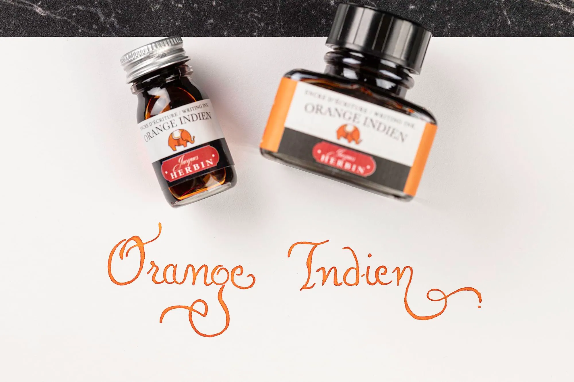 Jacques Herbin 13057T Fountain Pen Ink, Arancione d'India, 30 ml - immagine 8