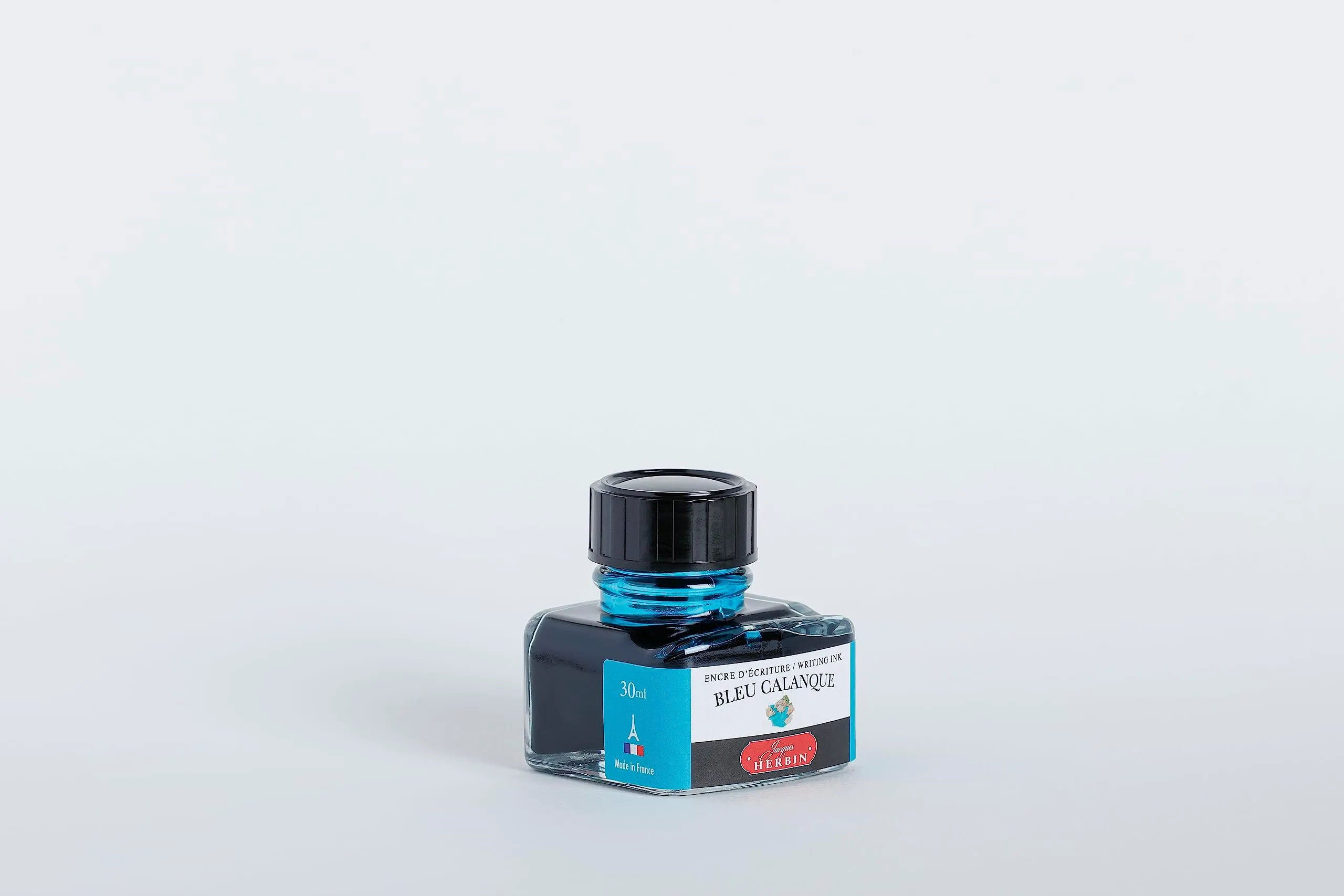 Jacques Herbin 13014T Inchiostro per penna stilografica e roller, 30 ml, Blu costa - immagine 3