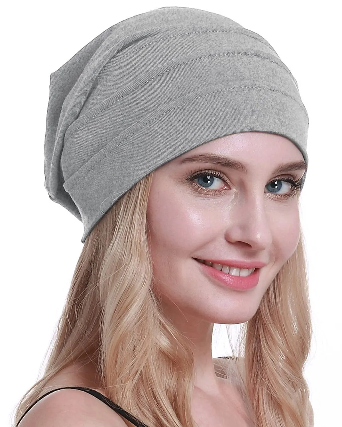 Osvyo Berretto in Cotone da Donna per Chemio e Perdita di Capelli, Taglia Unica - immagine 1
