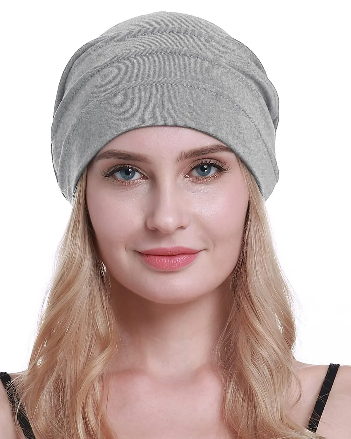Osvyo Berretto in Cotone da Donna per Chemio e Perdita di Capelli, Taglia Unica - immagine 5