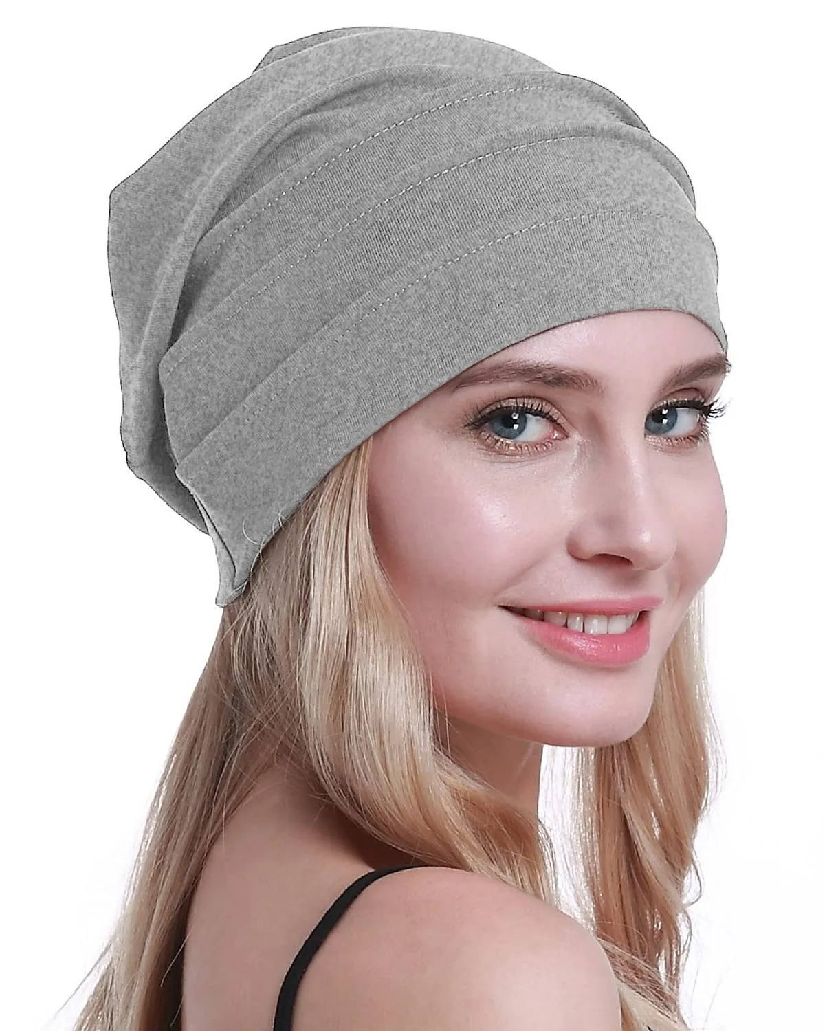 Osvyo Berretto in Cotone da Donna per Chemio e Perdita di Capelli, Taglia Unica - immagine 7