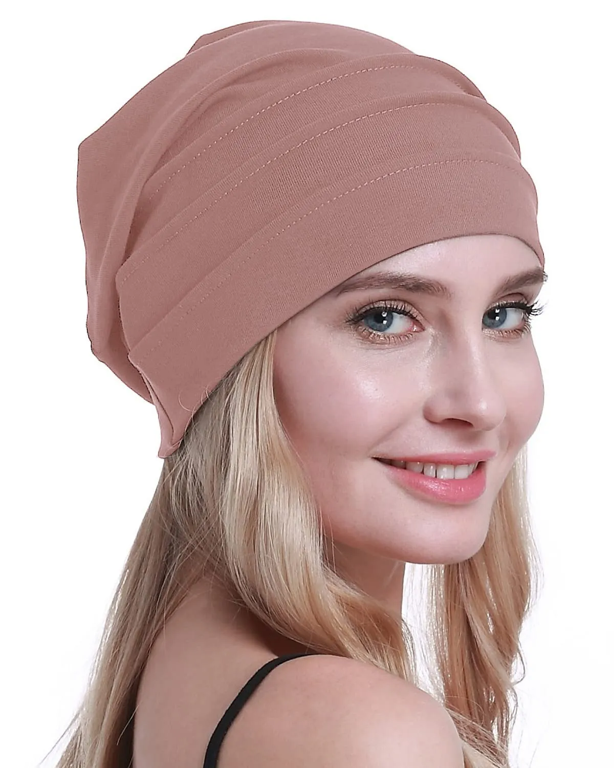 Osvyo Berretto in cotone da donna per chemio e perdita di capelli, Taglia unica - immagine 7