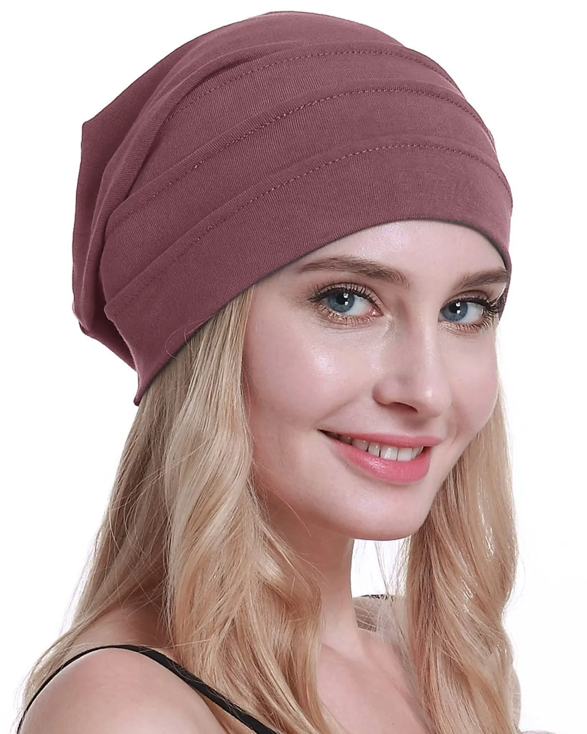 Osvyo Berretto in cotone da donna per chemio e perdita di capelli, Taglia unica - immagine 1