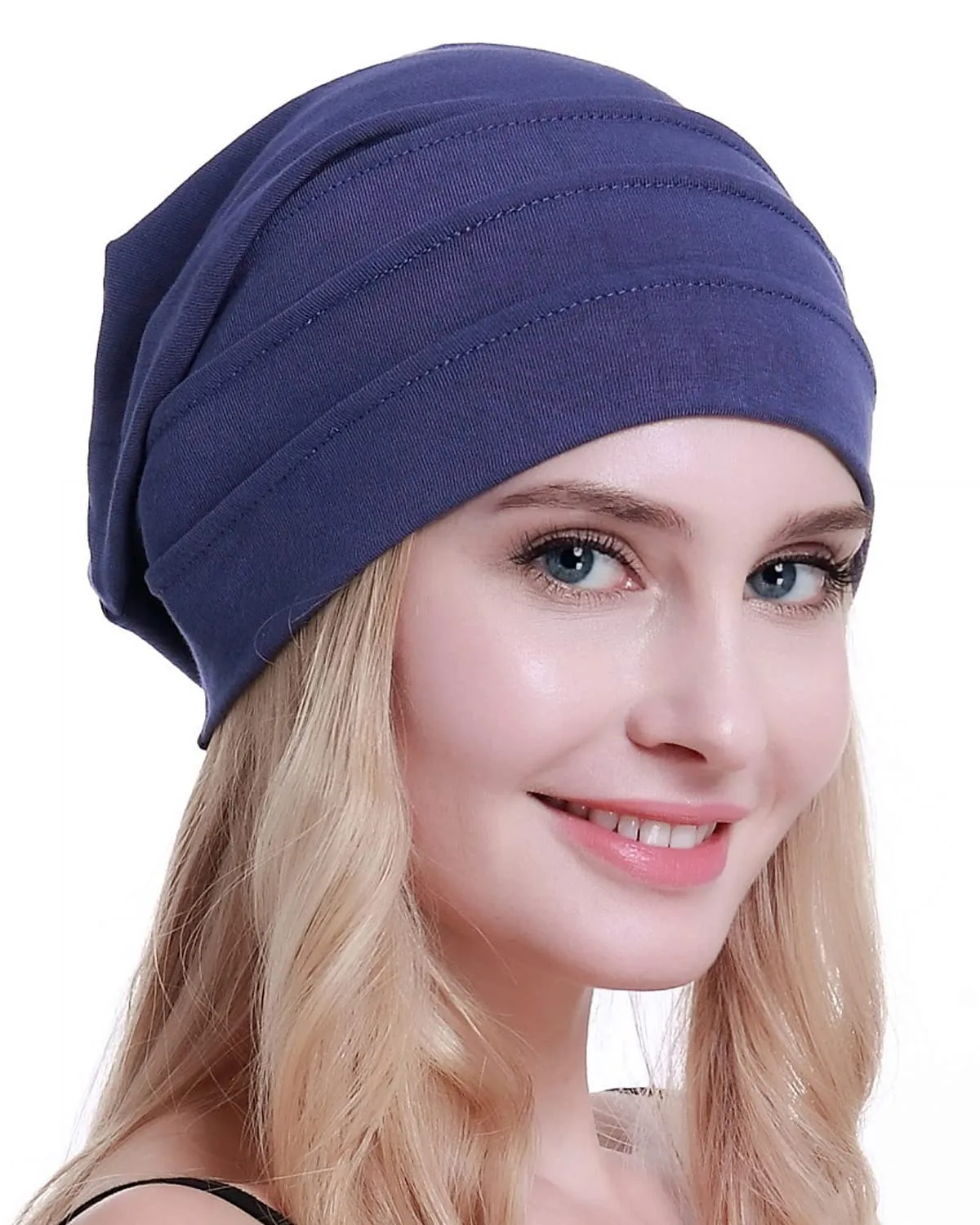 Osvyo Berretto in cotone da donna per chemio e perdita di capelli, Taglia unica - immagine 1