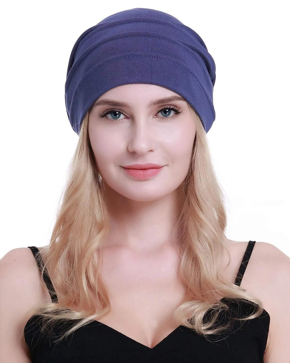Osvyo Berretto in cotone da donna per chemio e perdita di capelli, Taglia unica - immagine 2
