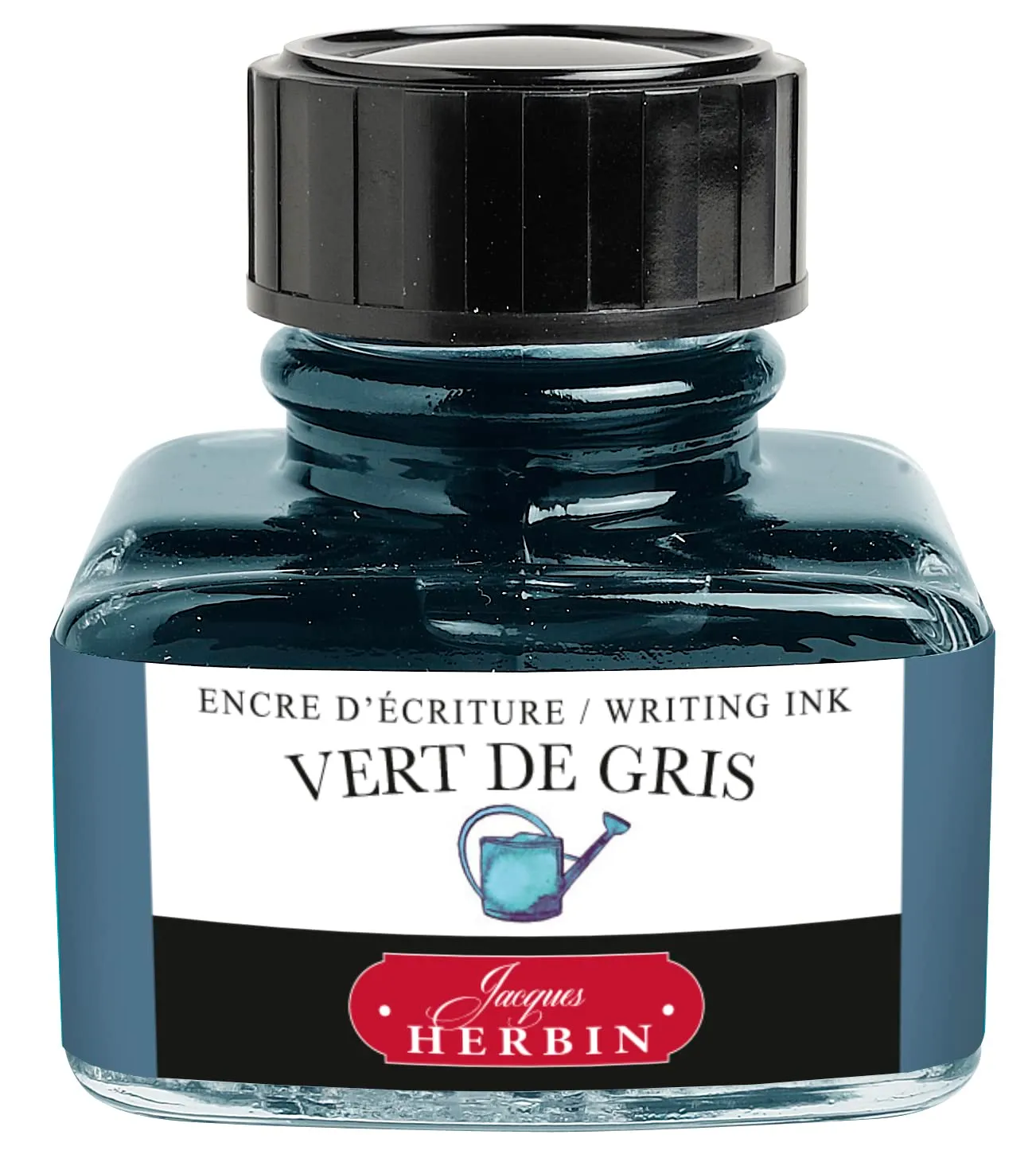 Jacques Herbin 13007T Inchiostro per Penna Stilografica, Grigio/Verde, 30 ml - immagine 1