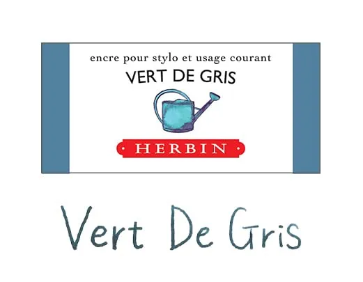 Jacques Herbin 13007T Inchiostro per Penna Stilografica, Grigio/Verde, 30 ml - immagine 3