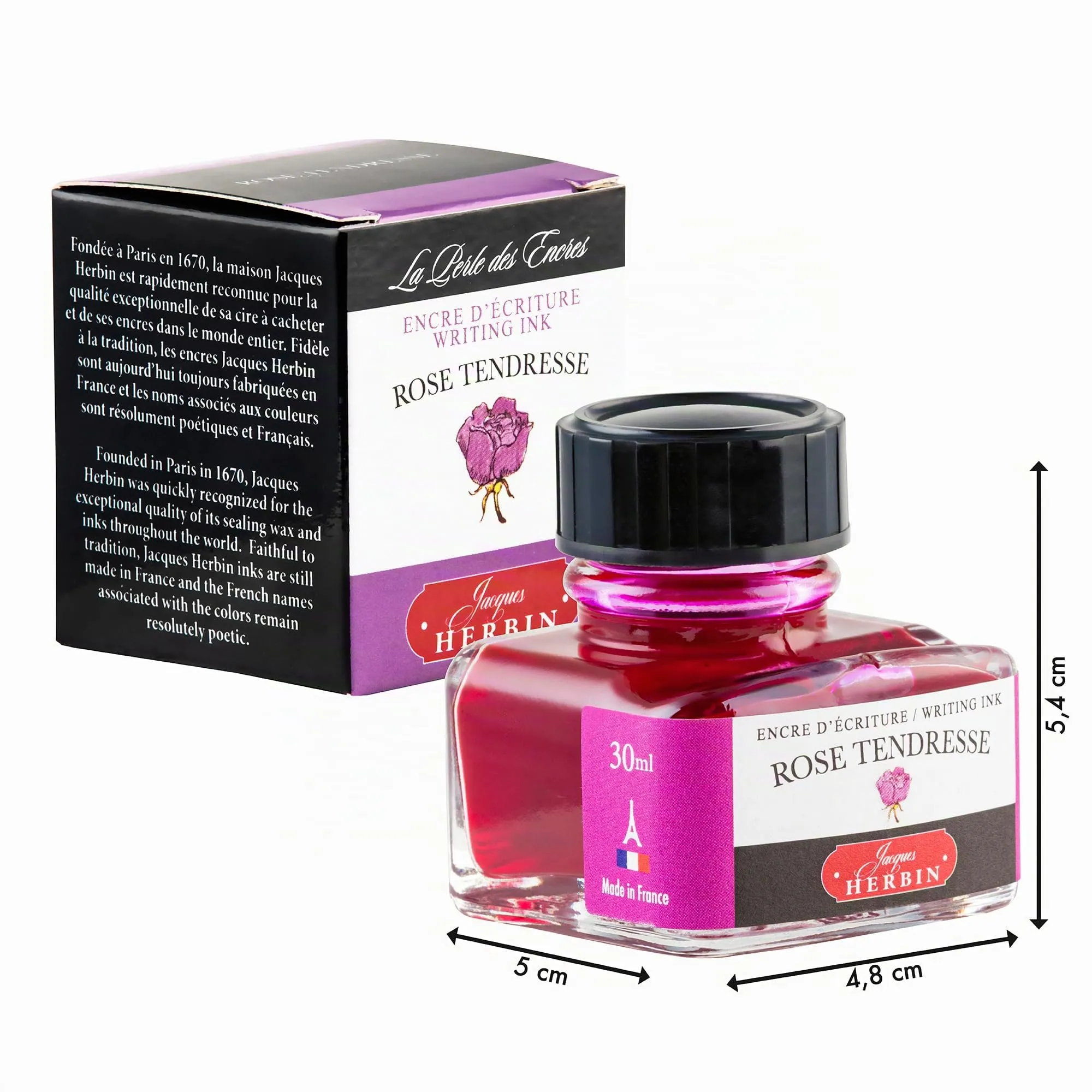Jacques Herbin 13061T Inchiostro Rosa Tenero, 30 ml - immagine 4