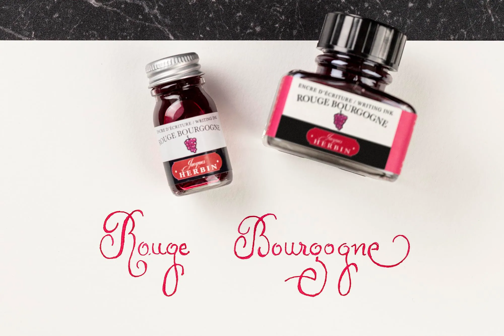 Jacques Herbin Rosso Borgogna Fountain Pen Ink, 30 ml - immagine 4