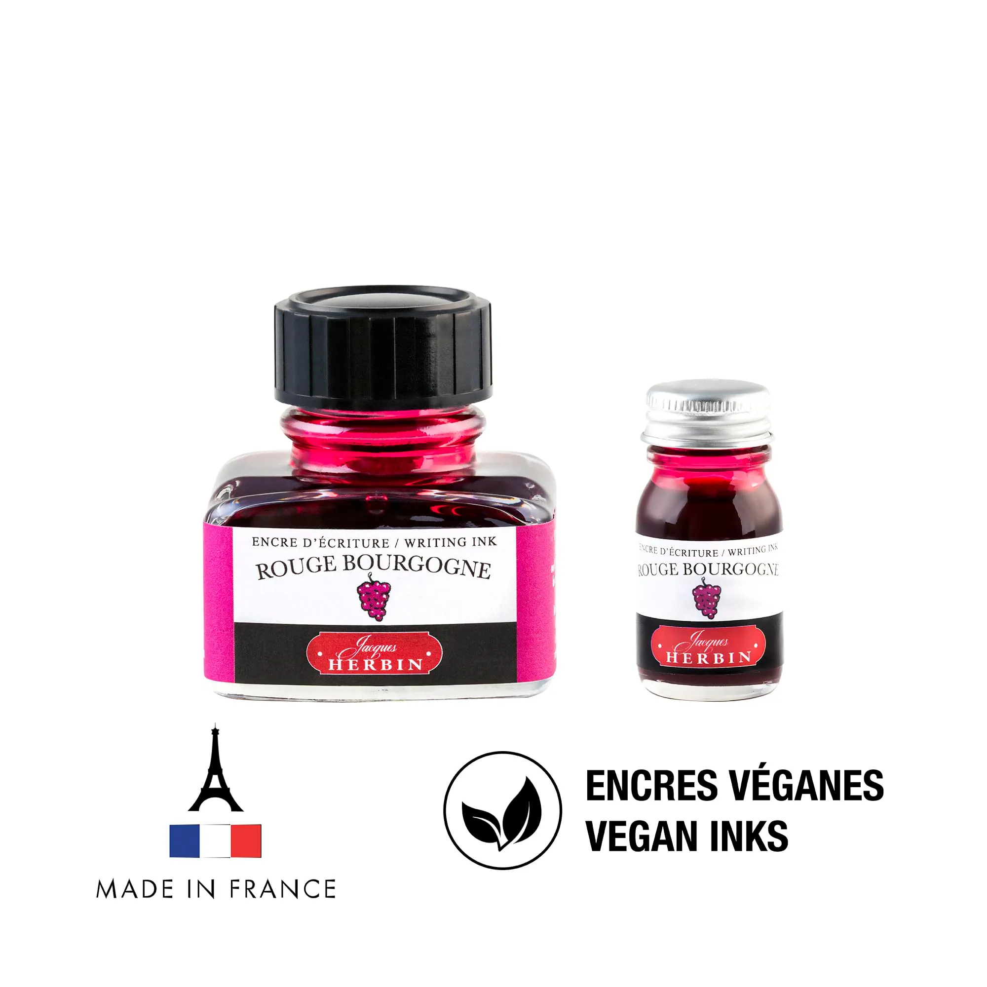 Jacques Herbin Rosso Borgogna Fountain Pen Ink, 30 ml - immagine 5