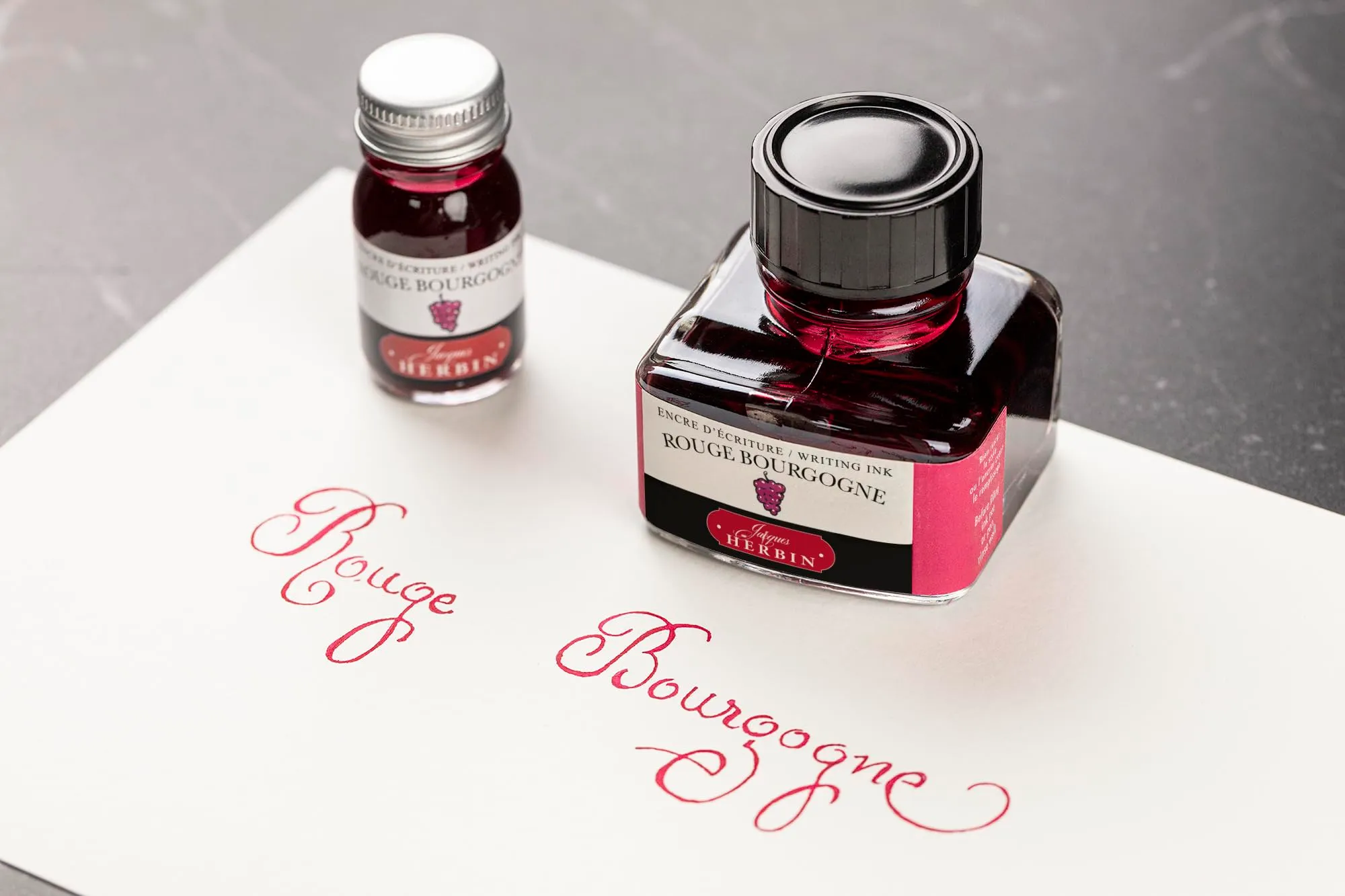 Jacques Herbin Rosso Borgogna Fountain Pen Ink, 30 ml - immagine 7