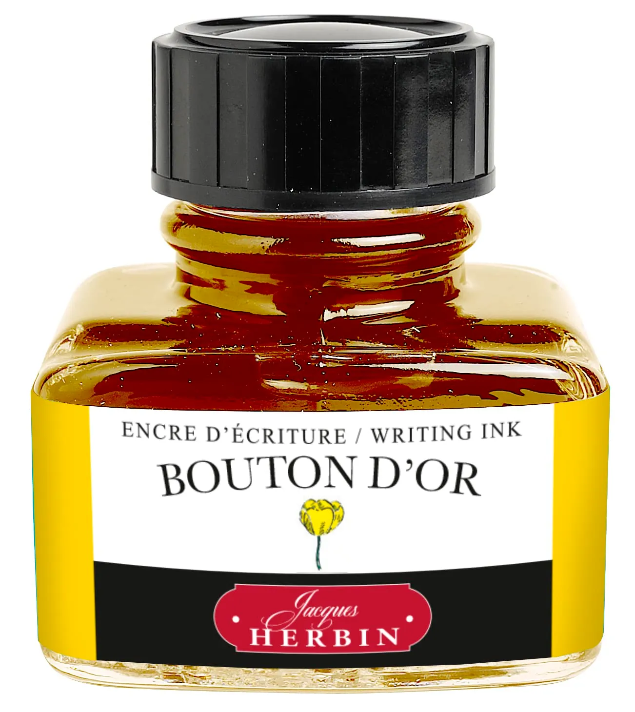 Jacques Herbin 13053T Inchiostro Giallo Bouton d'Or 30 ml - immagine 1