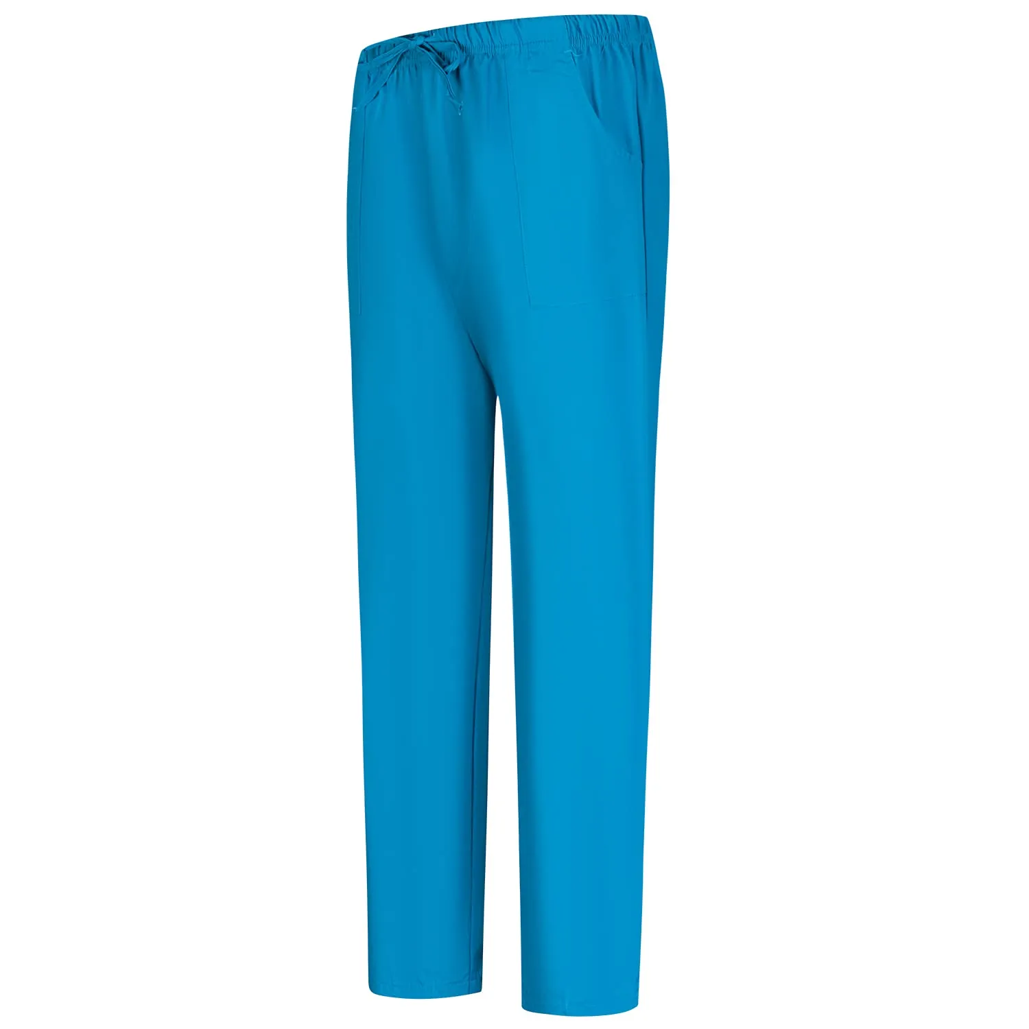 Misemiya Pantaloni Unisex Vita Elastica Uniforme Clinica Ospedale BZ-6802, Medium, Turchese 68 - immagine 1