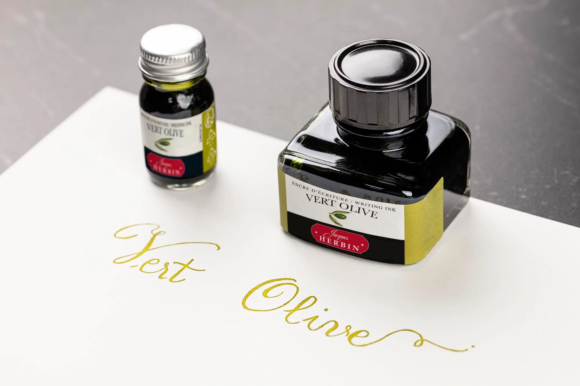 Jacques Herbin Inchiostro Verde Oliva 30 ml - immagine 6