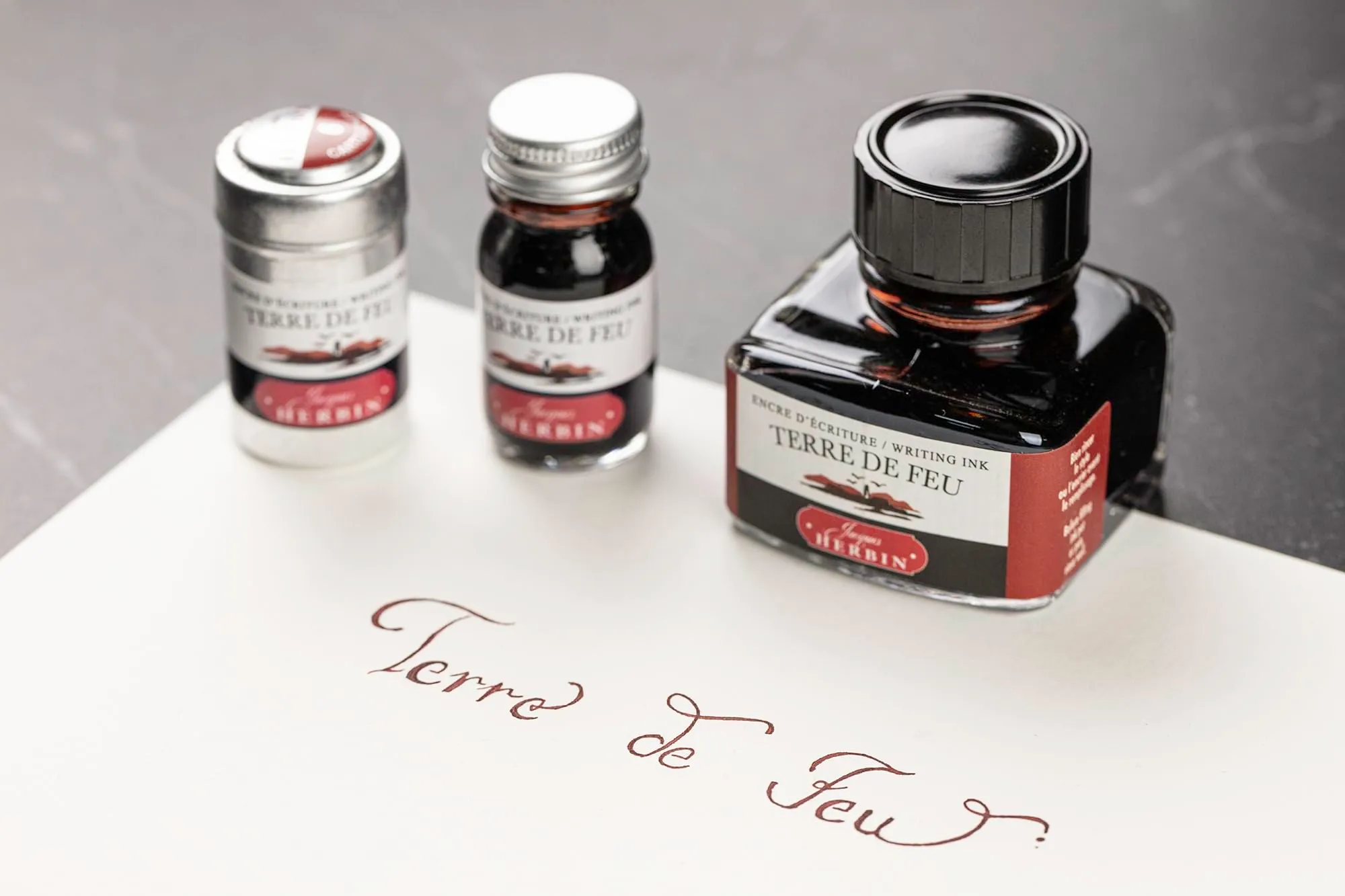 Jacques Herbin Terra di Fuoco Ink Set 11547T, 10 ml - immagine 4