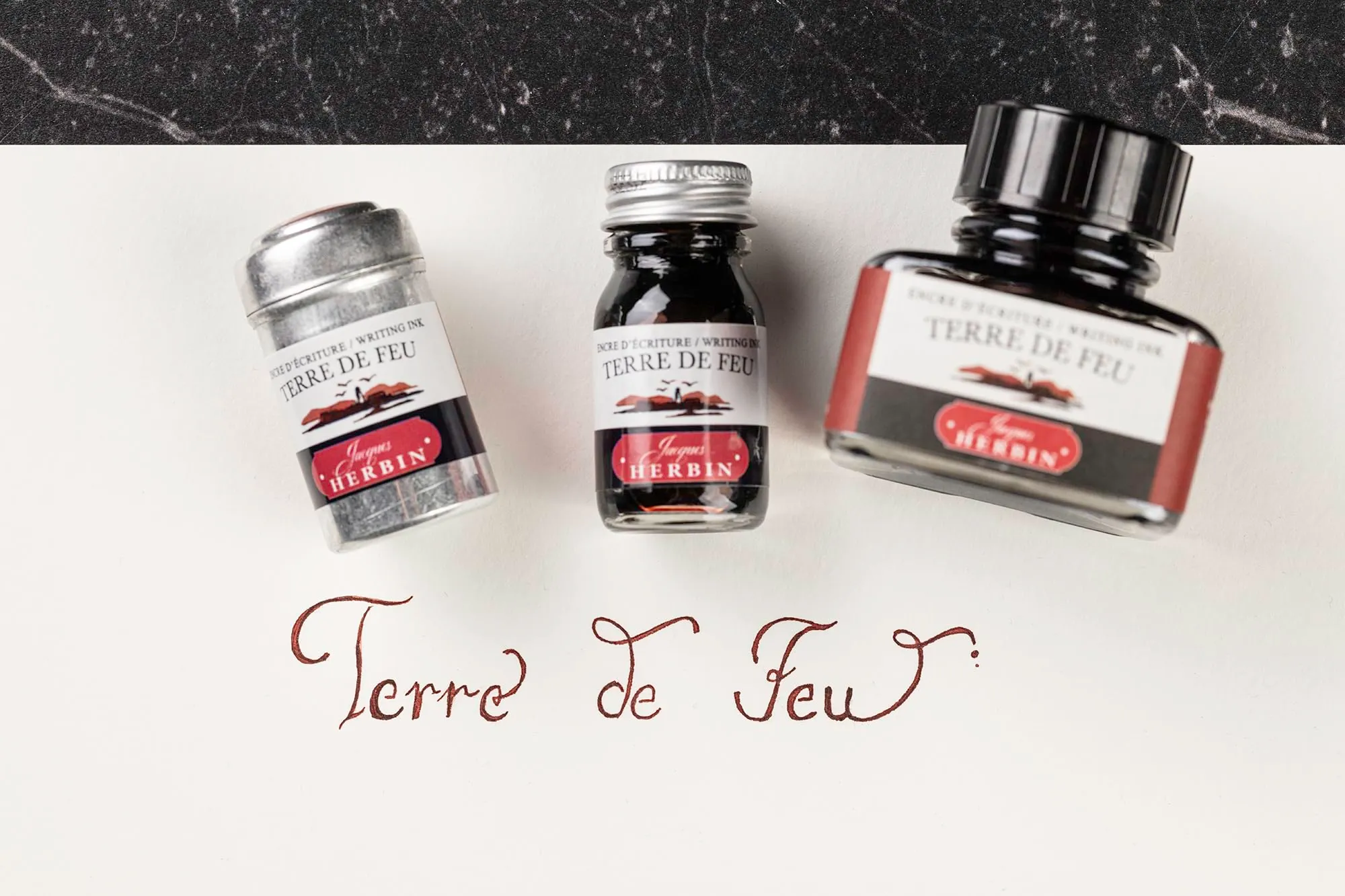 Jacques Herbin Terra di Fuoco Ink Set 11547T, 10 ml - immagine 8
