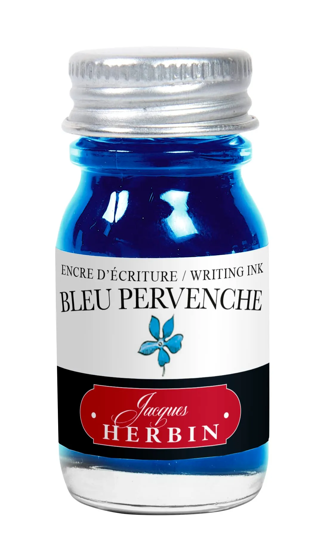 Jacques Herbin 11513T Inchiostro per penna stilografica, Blu Pervinca, 10 ml - immagine 1