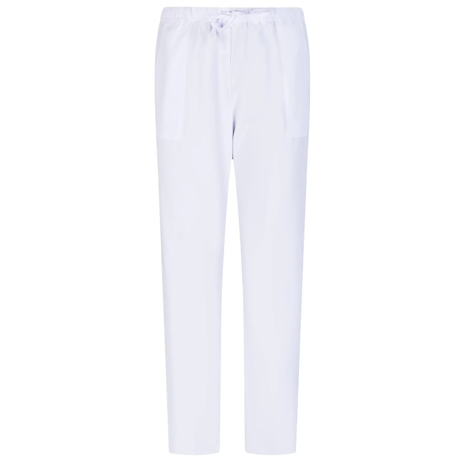 Misemiya Pantaloni Unisex Uniforme di Lavoro Clinica Ospedale BZ-6802, Large, Bianco 68 - immagine 3