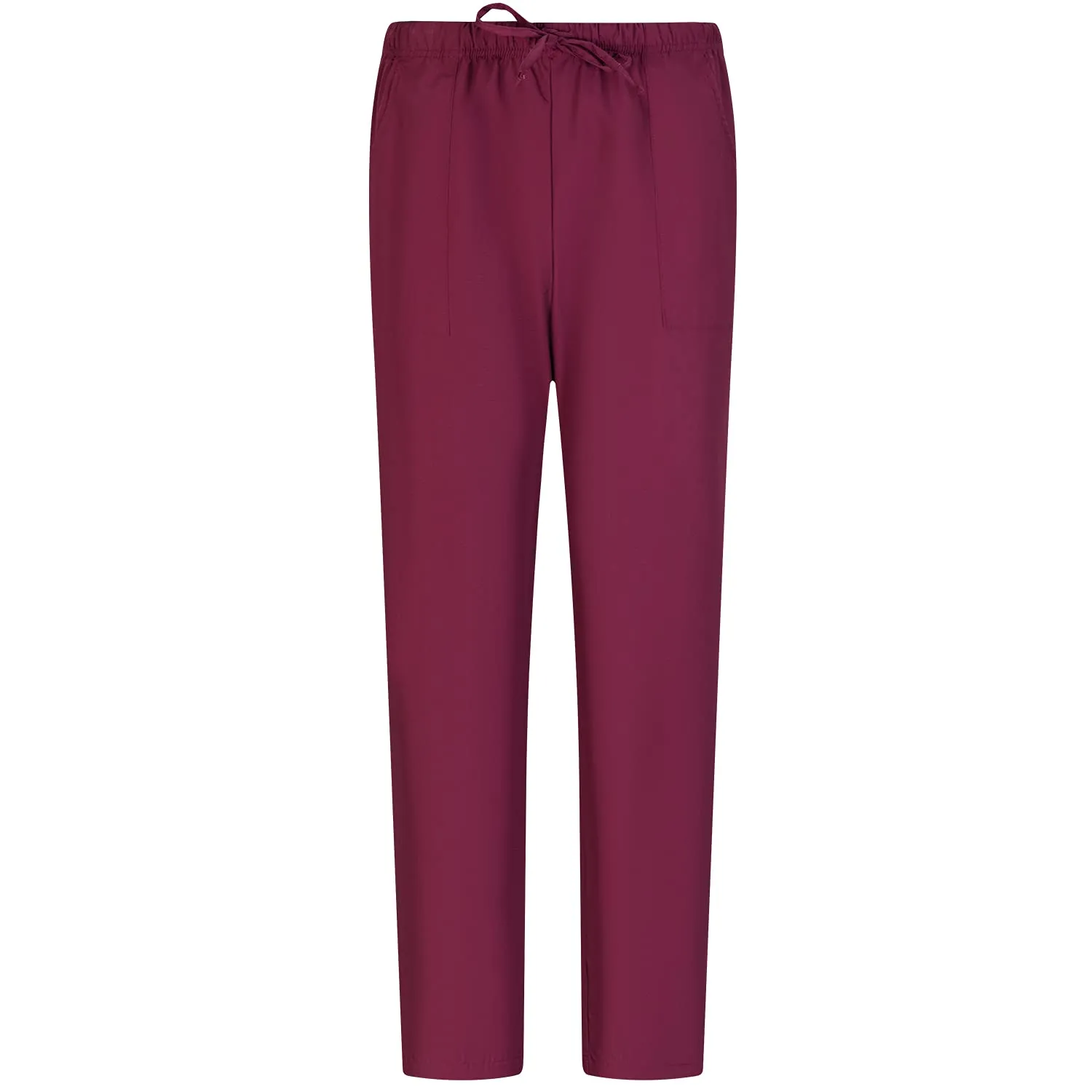 Misemiya Pantaloni Unisex Uniforme Lavoro Clinica Ospedale BZ-6802, X-Small, Granato 68 - immagine 3