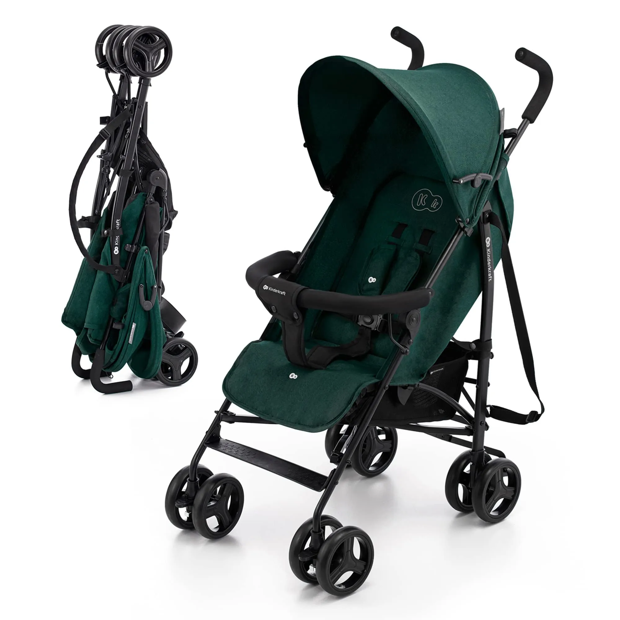 Kinderkraft TIK Passeggino Leggero da Viaggio, Verde - immagine 1