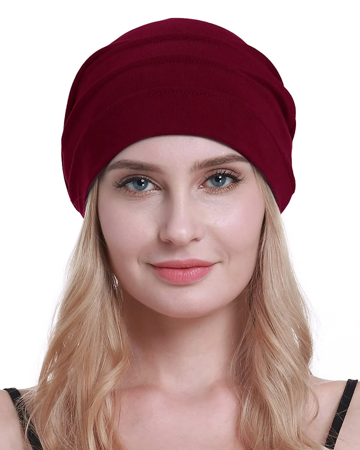 osvyo Cappelli in cotone per chemioterapia e perdita di capelli da donna, Taglia unica - immagine 6