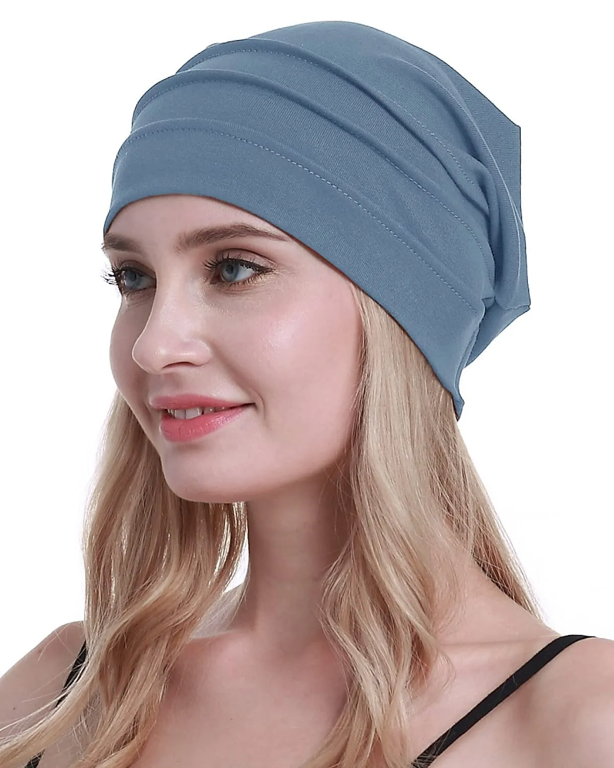 Osvyo Berretto in cotone da donna per chemio e perdita di capelli, Taglia unica - immagine 6