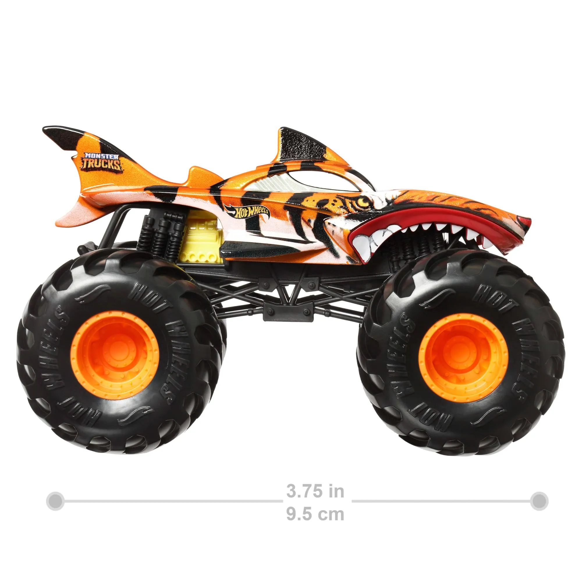 Hot Wheels Monster Trucks Tiger Shark Oversize 1:24 - immagine 2
