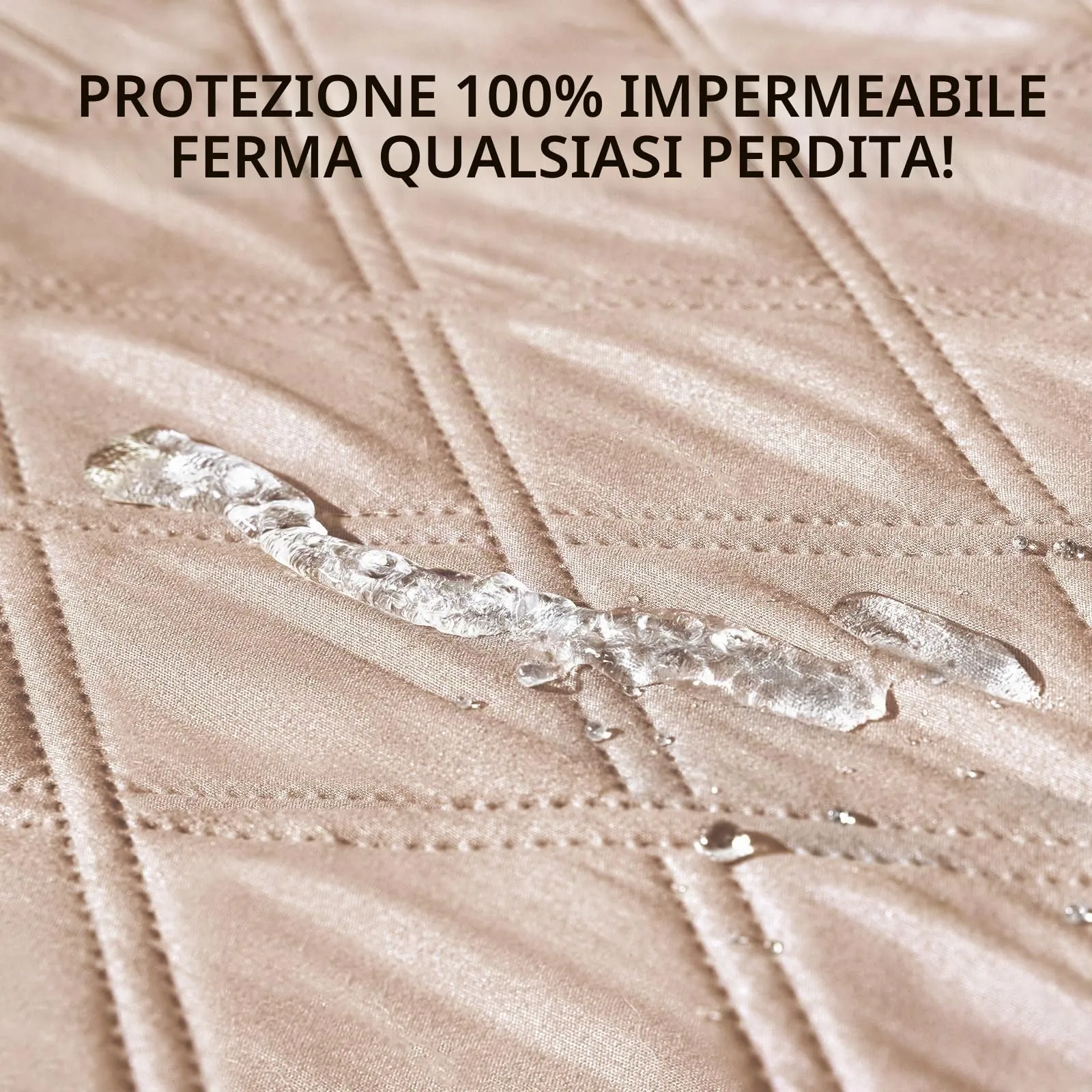 luciphia Copridivano per Cani Impermeabile con Punti Antiscivolo, Beige Kaki, 173 x 208 cm - immagine 5