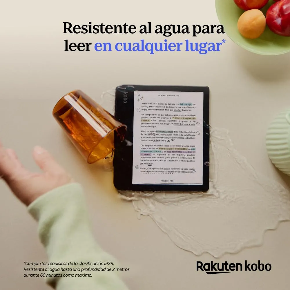 Kobo Libra Colour Bundle with Stylus 2 (Nero) - immagine 5