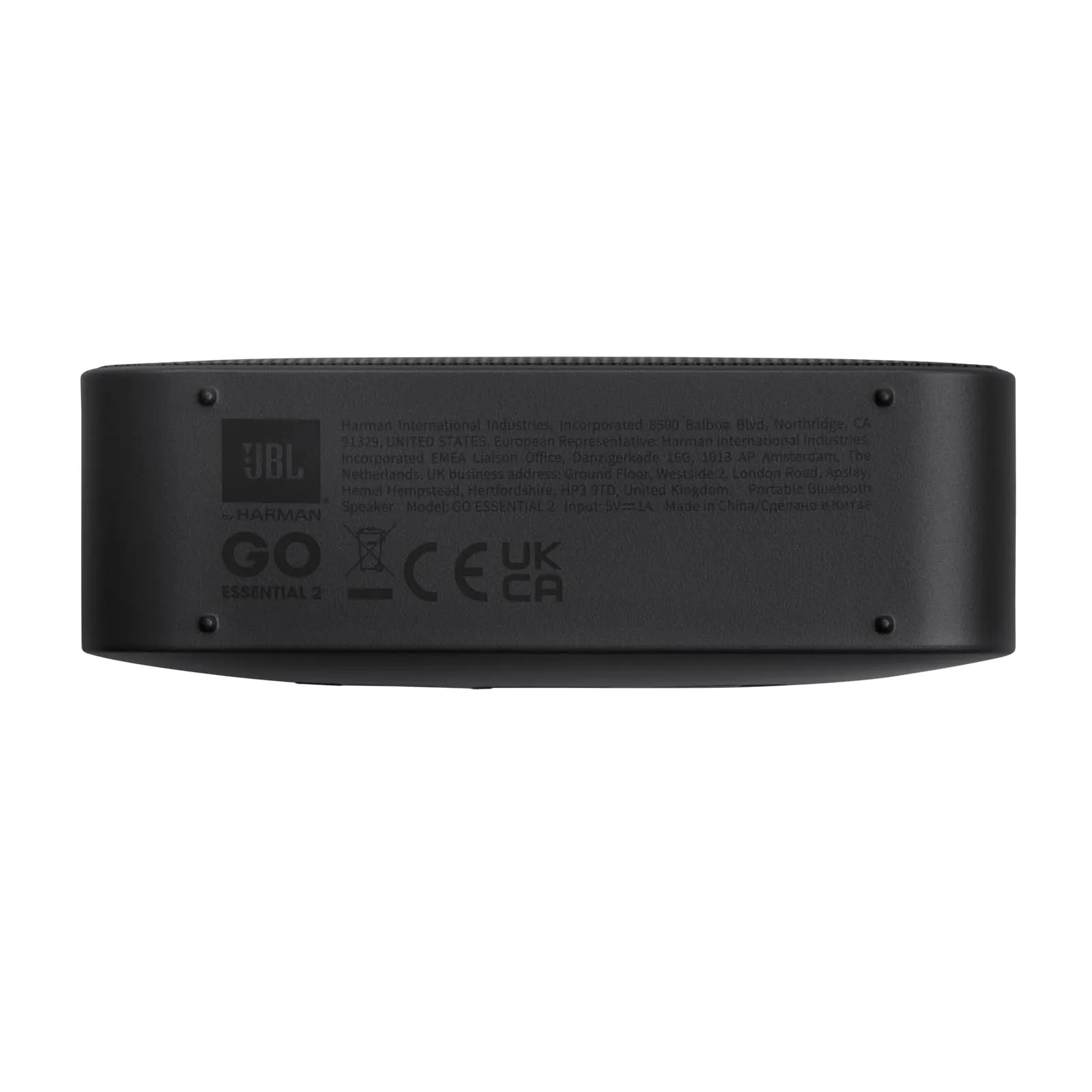 JBL Go Essential 2 Portable Bluetooth Speaker, Nero - immagine 5