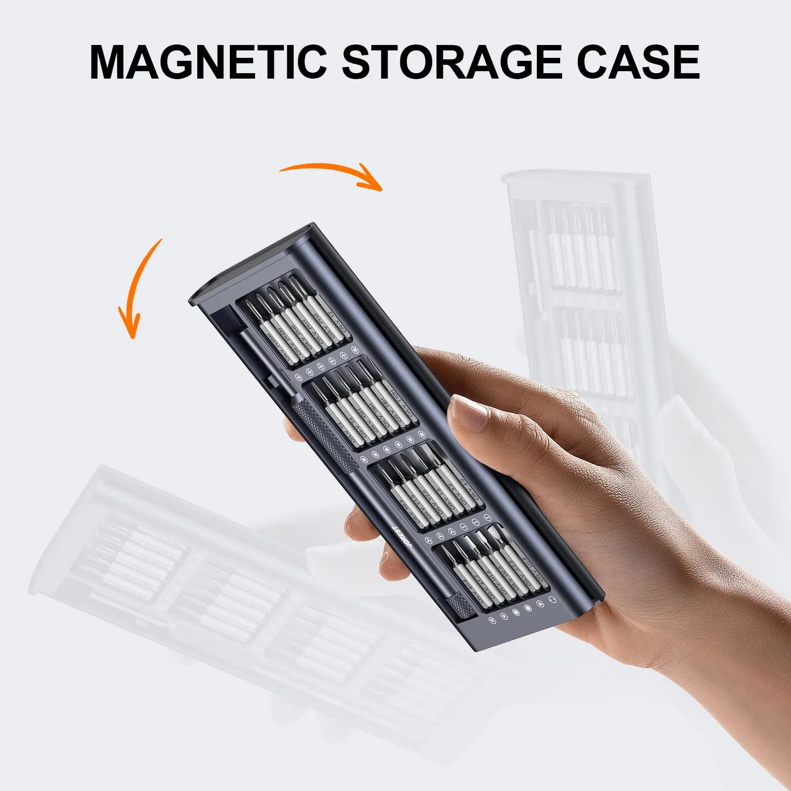 Jorest 25-in-1 Precision Screwdriver Set, Magnetic Repair Kit for MacBook, iPhone, Switch, Glasses, Watch, PS4, PS5, Xbox, Bike, Toy - immagine 5