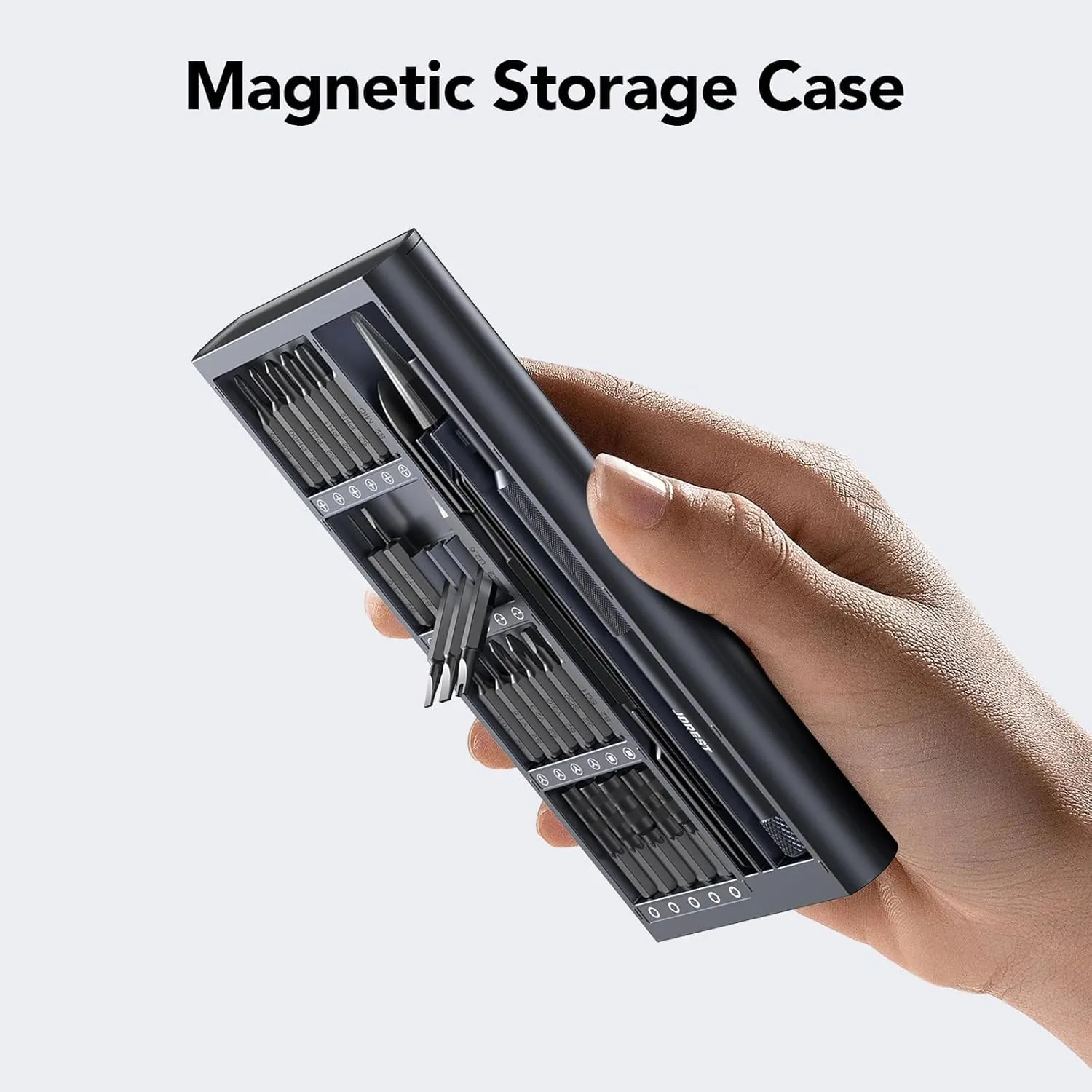 Jorest 50 in 1 Precision Screwdriver Set, Magnetic Repair Kit with Torx Bits for Macbook, iPhone, Laptop, Switch, Glasses, Watch, PS4, PS5, Xbox, Toys - immagine 5