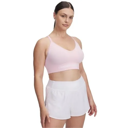 Under Armour Vanish Seamless Low Bra - Pink XS - immagine 5